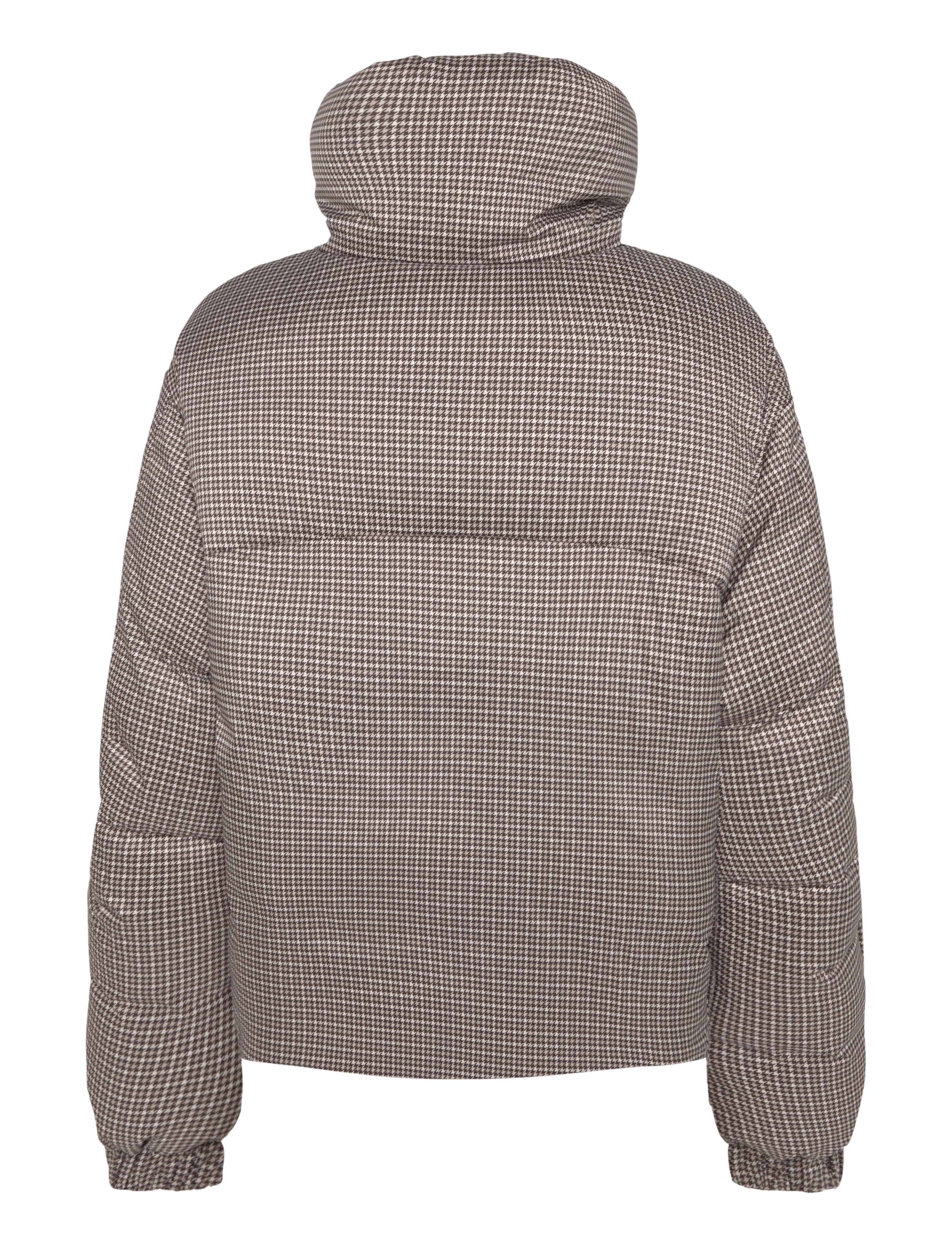 Marc O'Polo - Woven Outdoor Jackets, Check Down - talvejoped - light brown_multi_01 - 2
