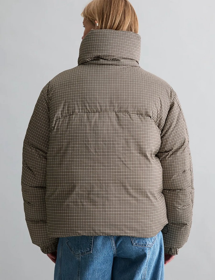 Marc O'Polo - Woven Outdoor Jackets, Check Down - vinterjakker - light brown_multi_01 - 2