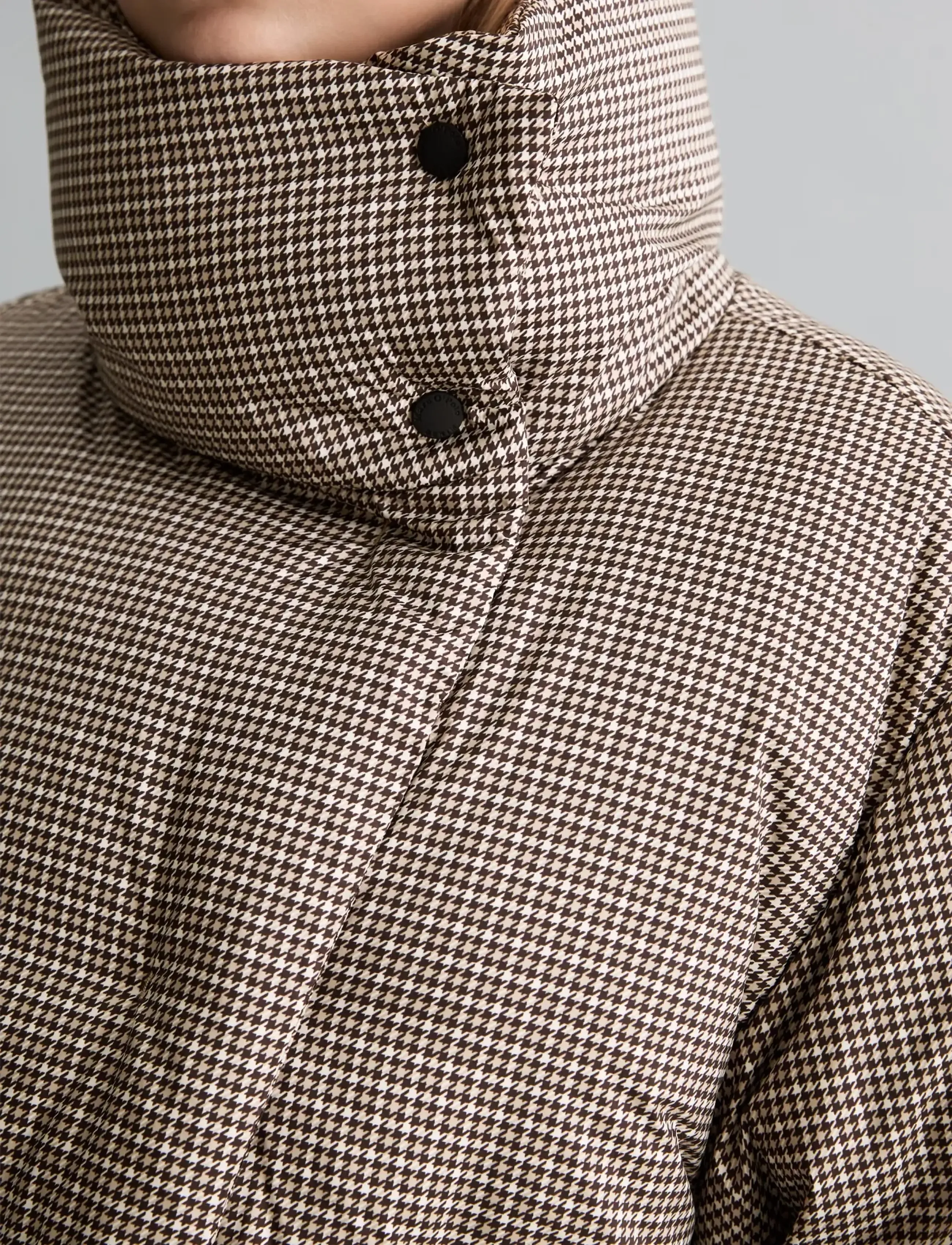 Marc O'Polo - Woven Outdoor Jackets, Check Down - light brown_multi_01 - 3