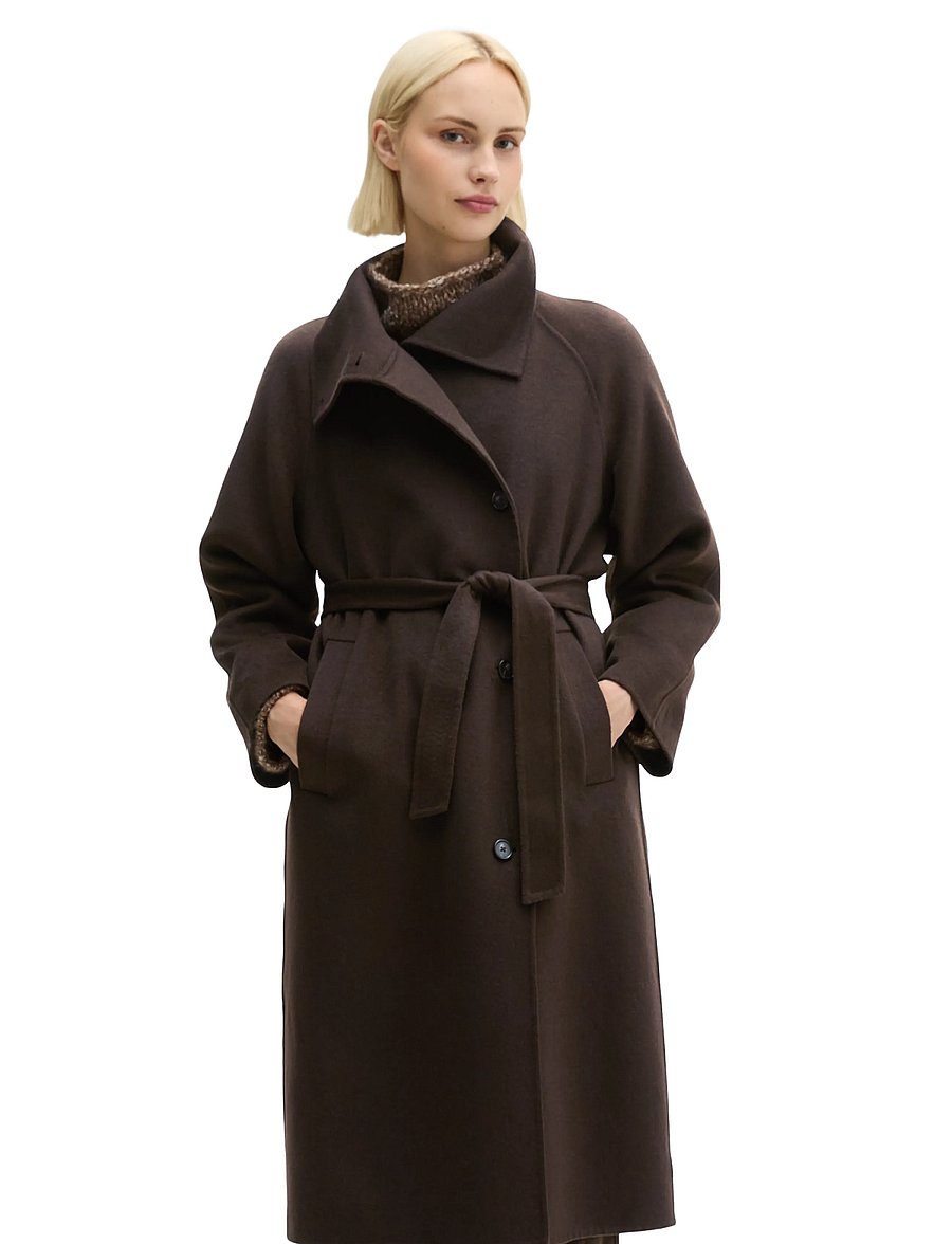 Marc O'Polo - Woven Outdoor Coats - vinterjakker - burnt coffee - 0