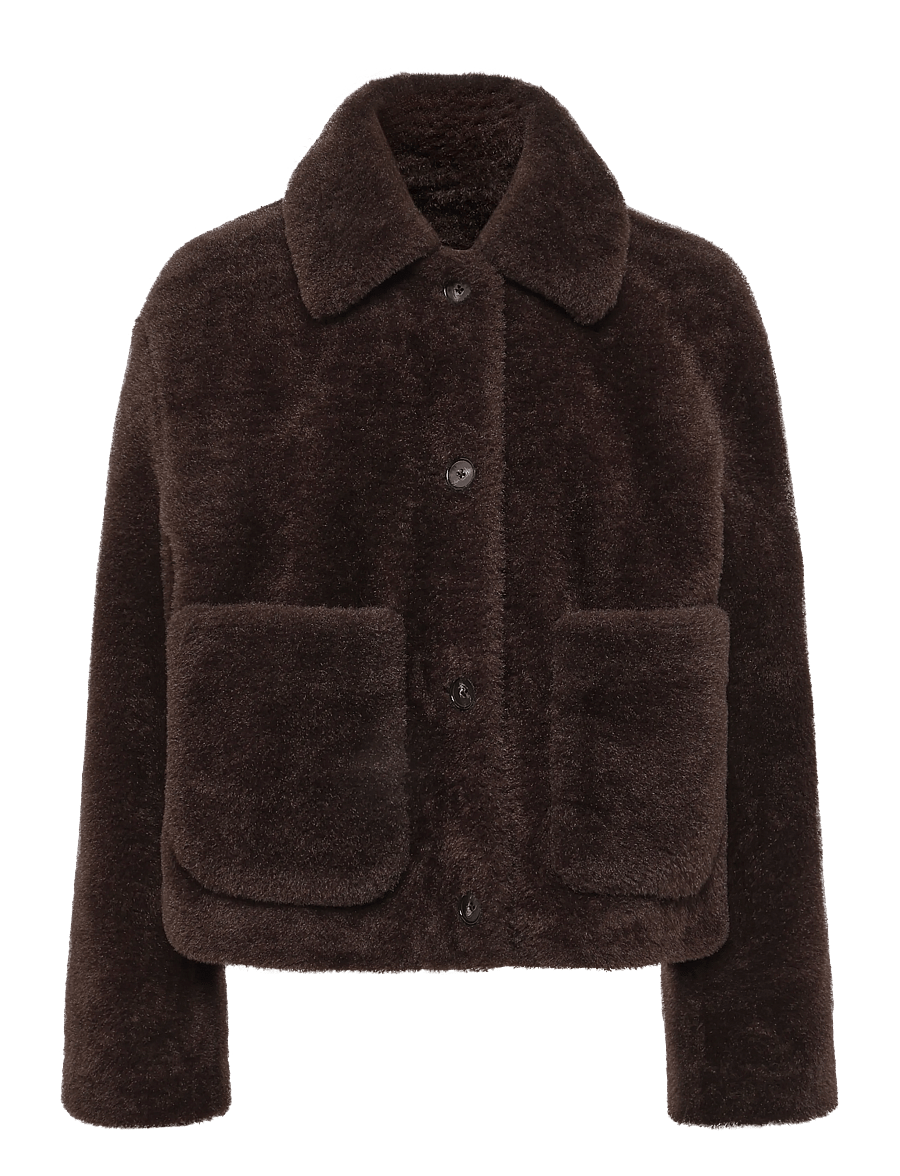 Marc O'Polo - Woven Outdoor Jackets - kunstpelz - burnt coffee - 1
