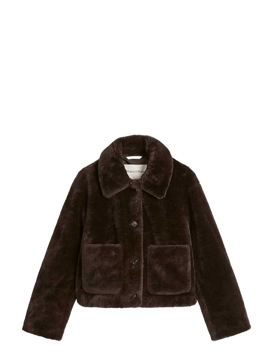 Marc O'Polo - Woven Outdoor Jackets - kunstpelz - burnt coffee - 1