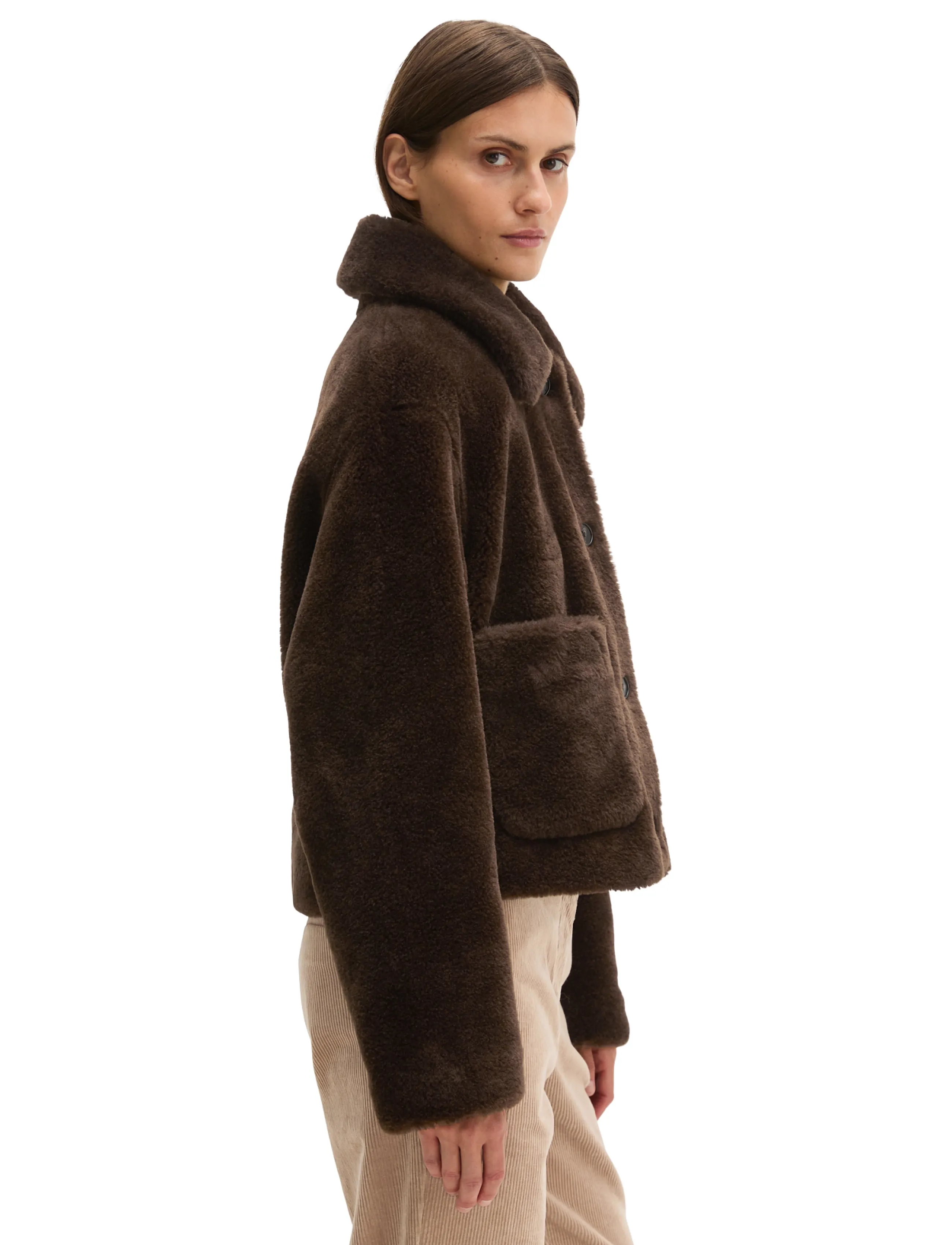 Marc O'Polo - Woven Outdoor Jackets - kunstpelz - burnt coffee - 4