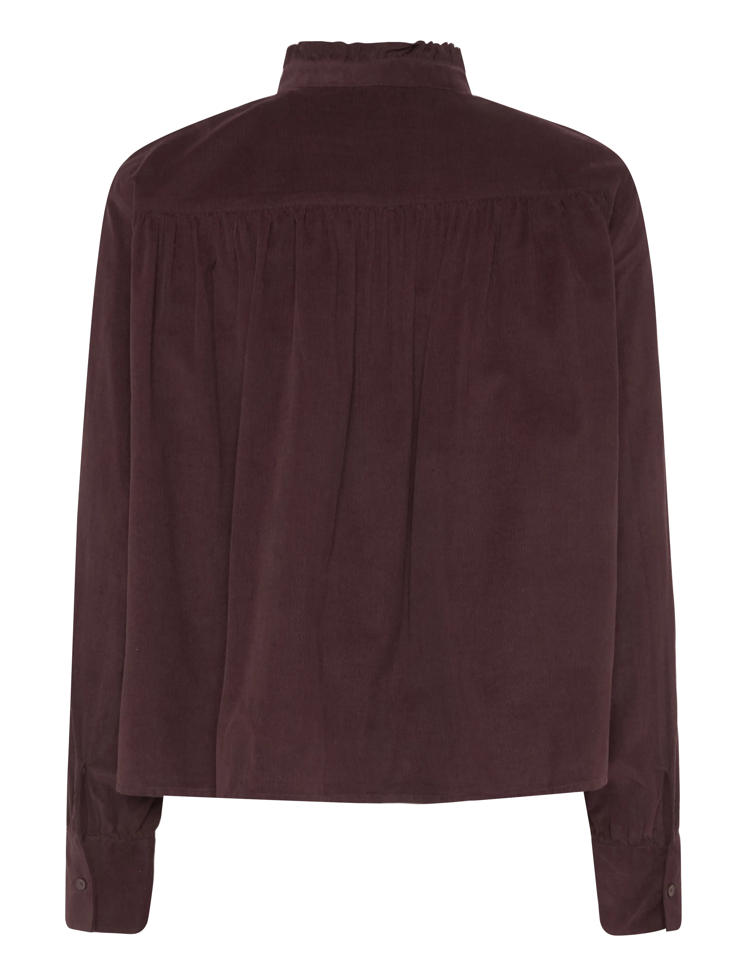 Marc O'Polo - Woven Blouse, LSL, solid - pikkade varrukatega särgid - black cherry - 2