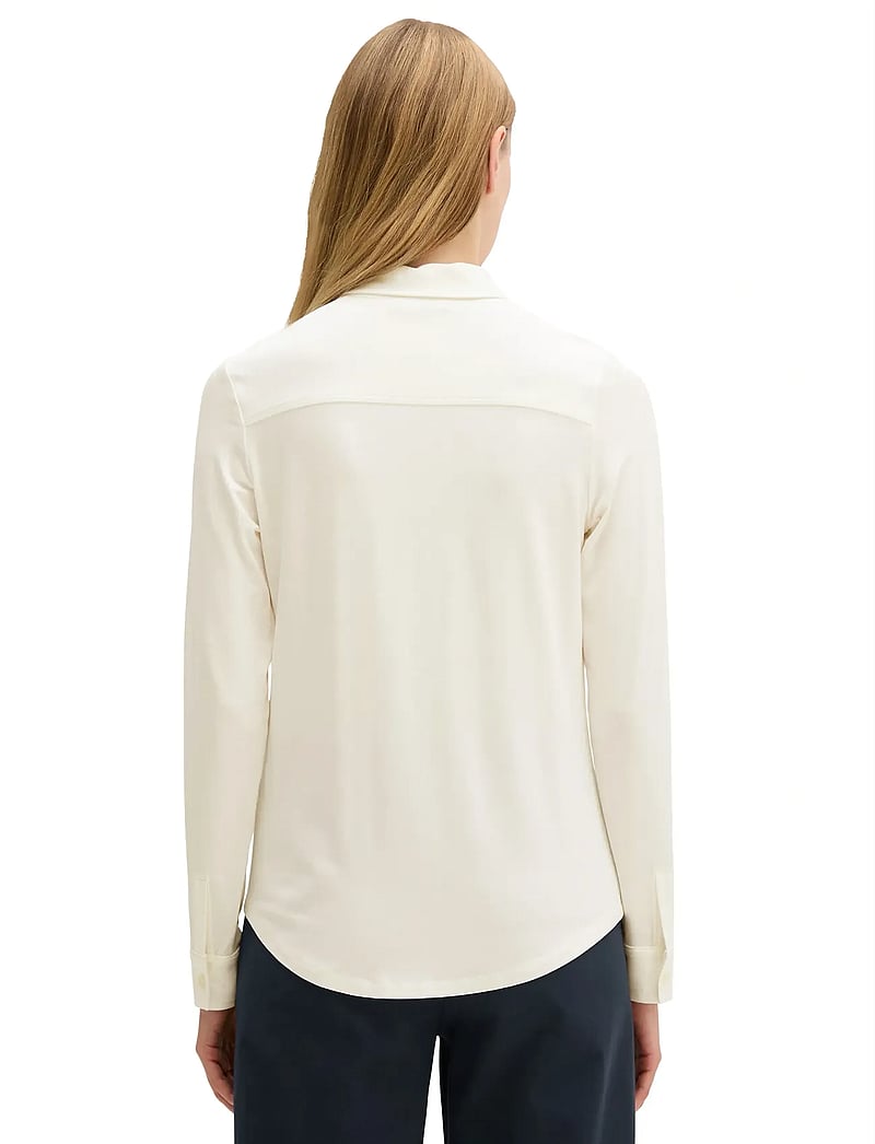Marc O'Polo - T-SHIRTS LONG SLEEVE - langärmlige blusen - off white - 3