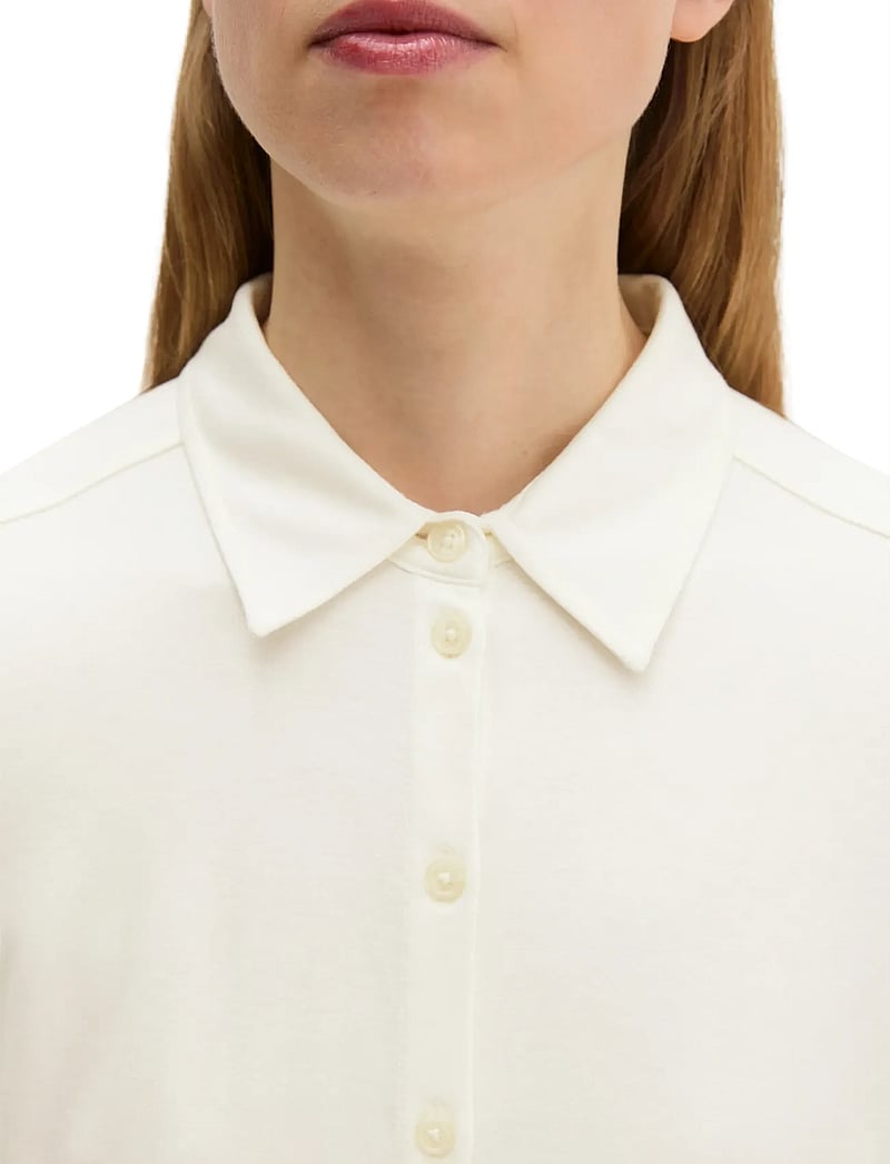 Marc O'Polo - T-SHIRTS LONG SLEEVE - langärmlige blusen - off white - 4