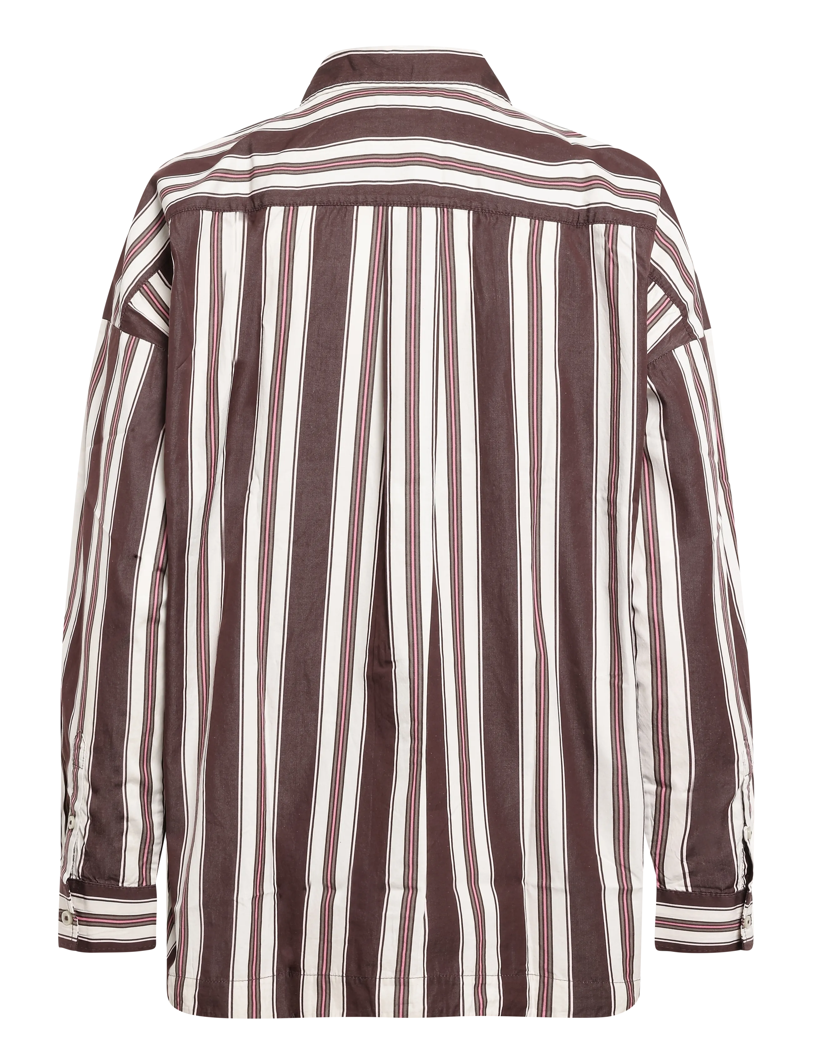 Marc O'Polo - Woven Blouses LSL, Y/D Stripes - langärmelige blusen - dark red_multi_01 - 2
