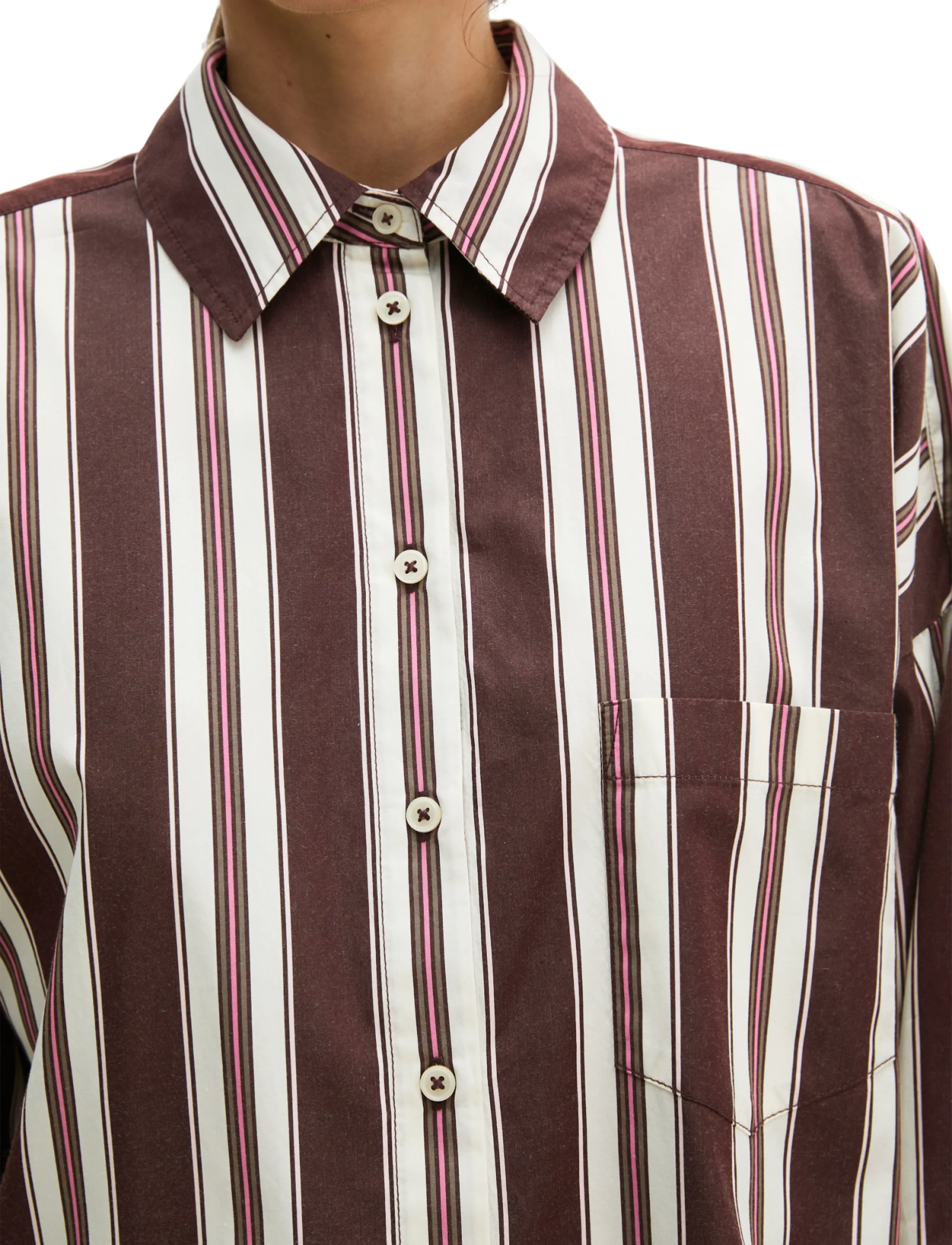 Marc OPolo Woven Blouses Lsl, Y/D Stripes skjortor & blusar dam – bild 3