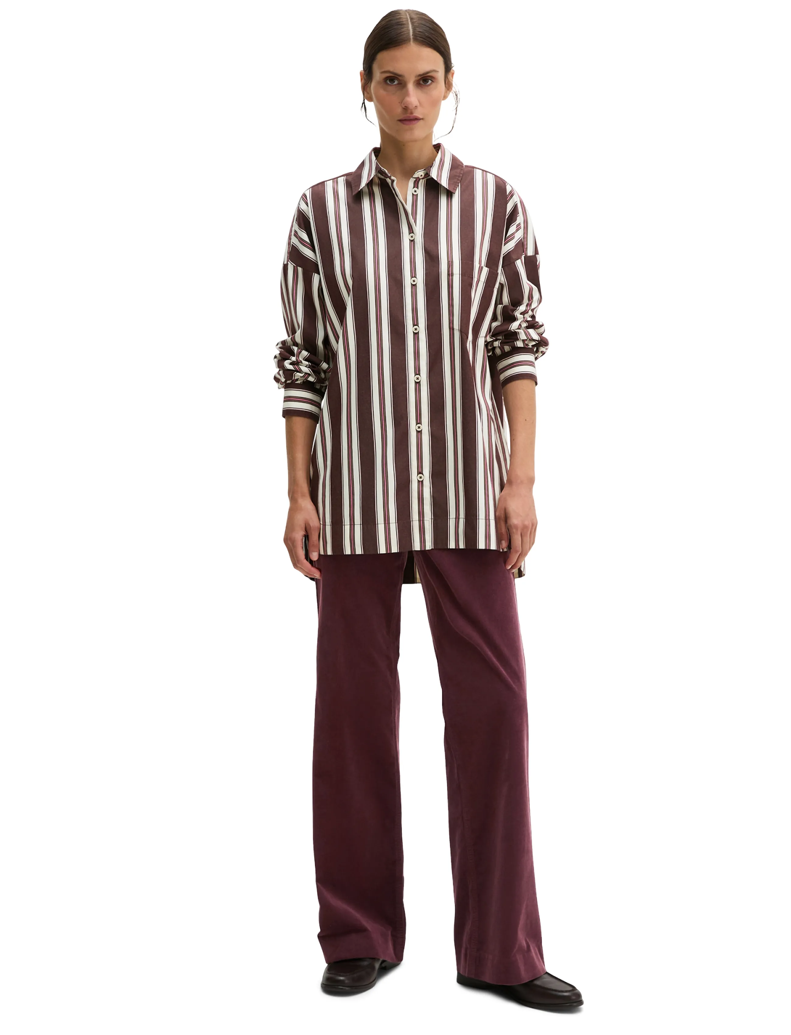 Marc OPolo Woven Blouses Lsl, Y/D Stripes skjortor & blusar dam – bild 5