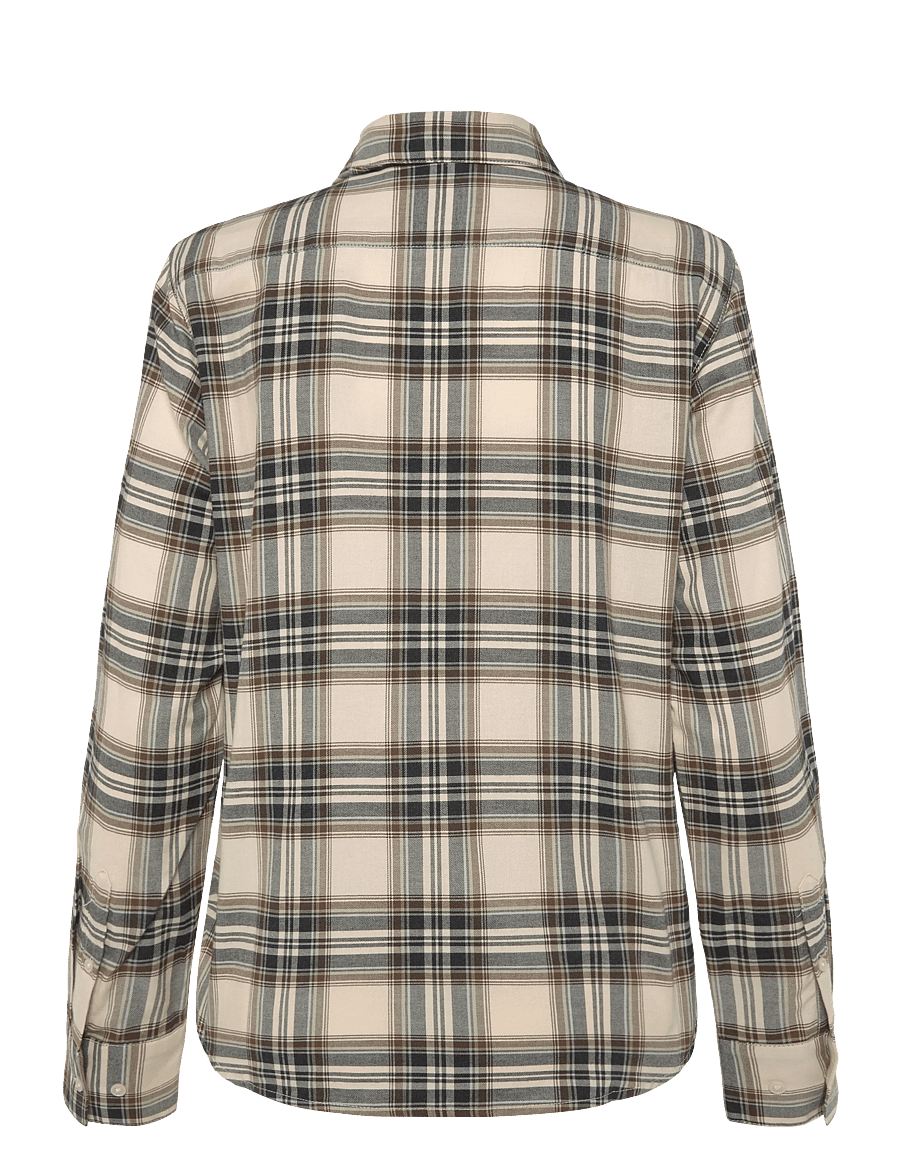 Marc O'Polo - Woven Blouses, LSL, Y/D Checks - pikkade varrukatega pluusid - offwhite_multi_01 - 2