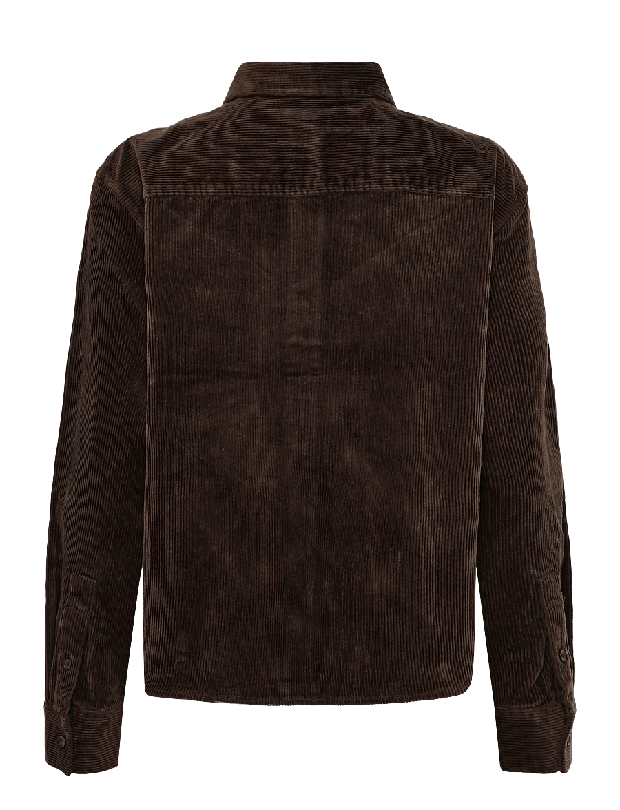 Marc O'Polo - Woven Blouses, LSL, Solid - pikkade varrukatega särgid - burnt coffee - 2