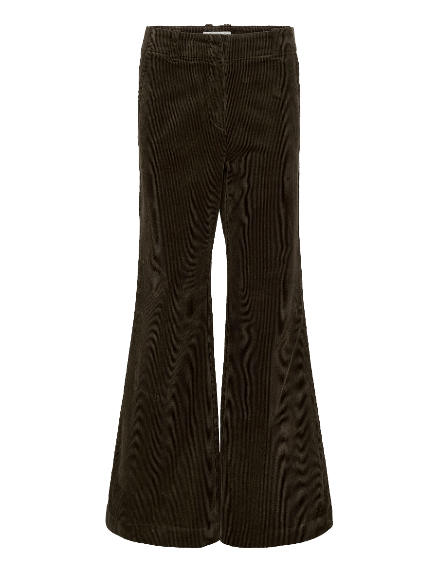 Marc O'Polo - Woven Pants - utsvängda byxor - burnt coffee - 1