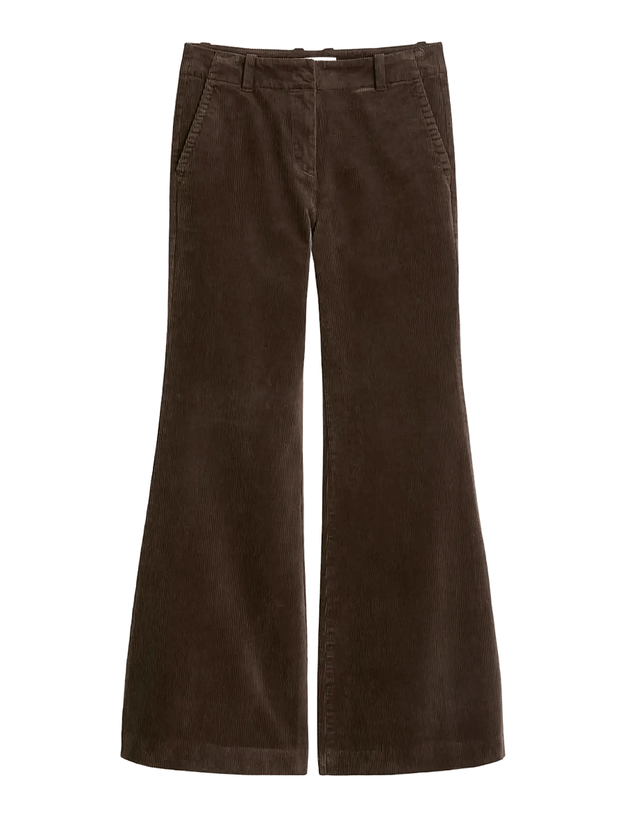 Marc O'Polo - Woven Pants - flares - burnt coffee - 1