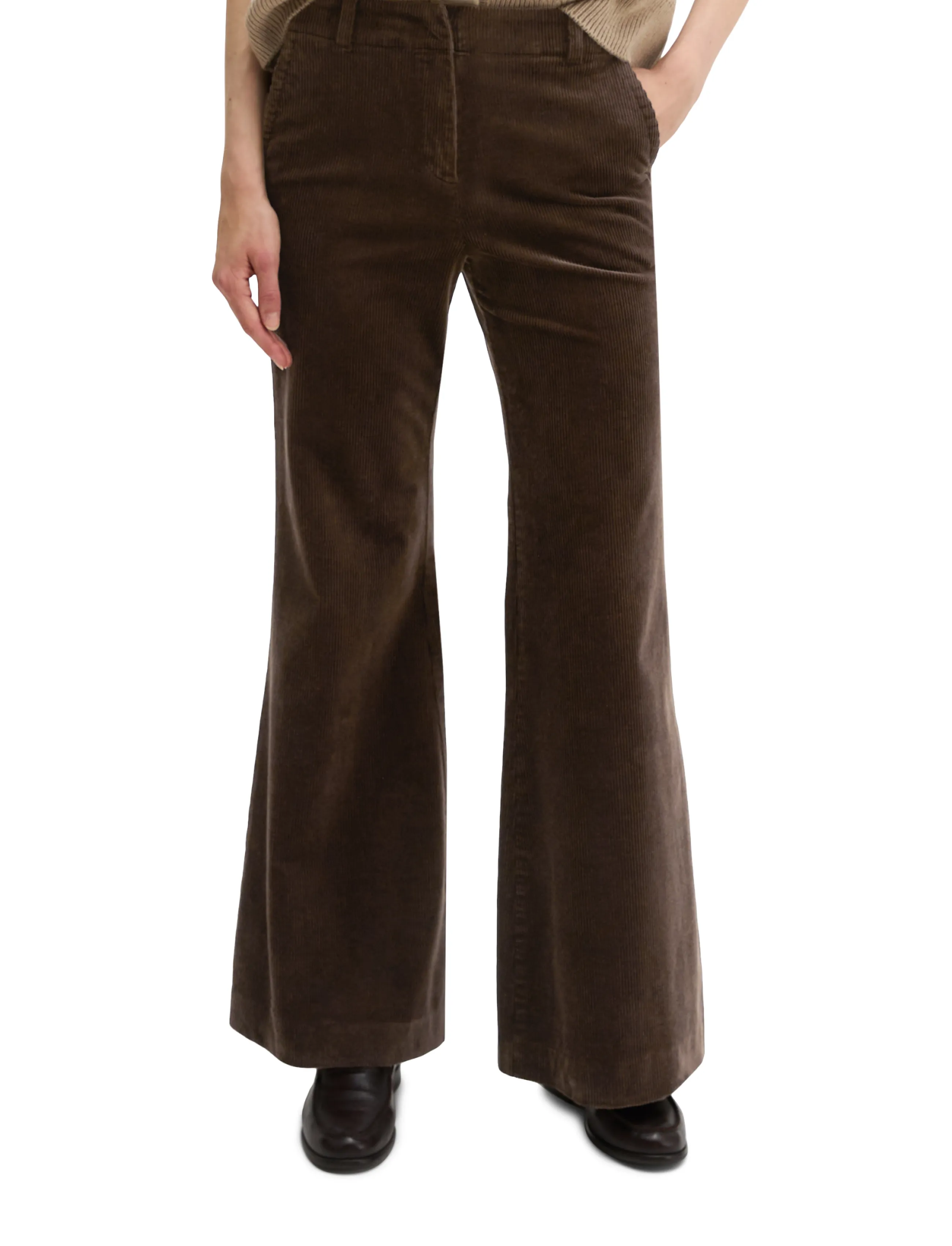 Marc O'Polo Woven Pants - Marc O'Polo - BURNT COFFEE / brown