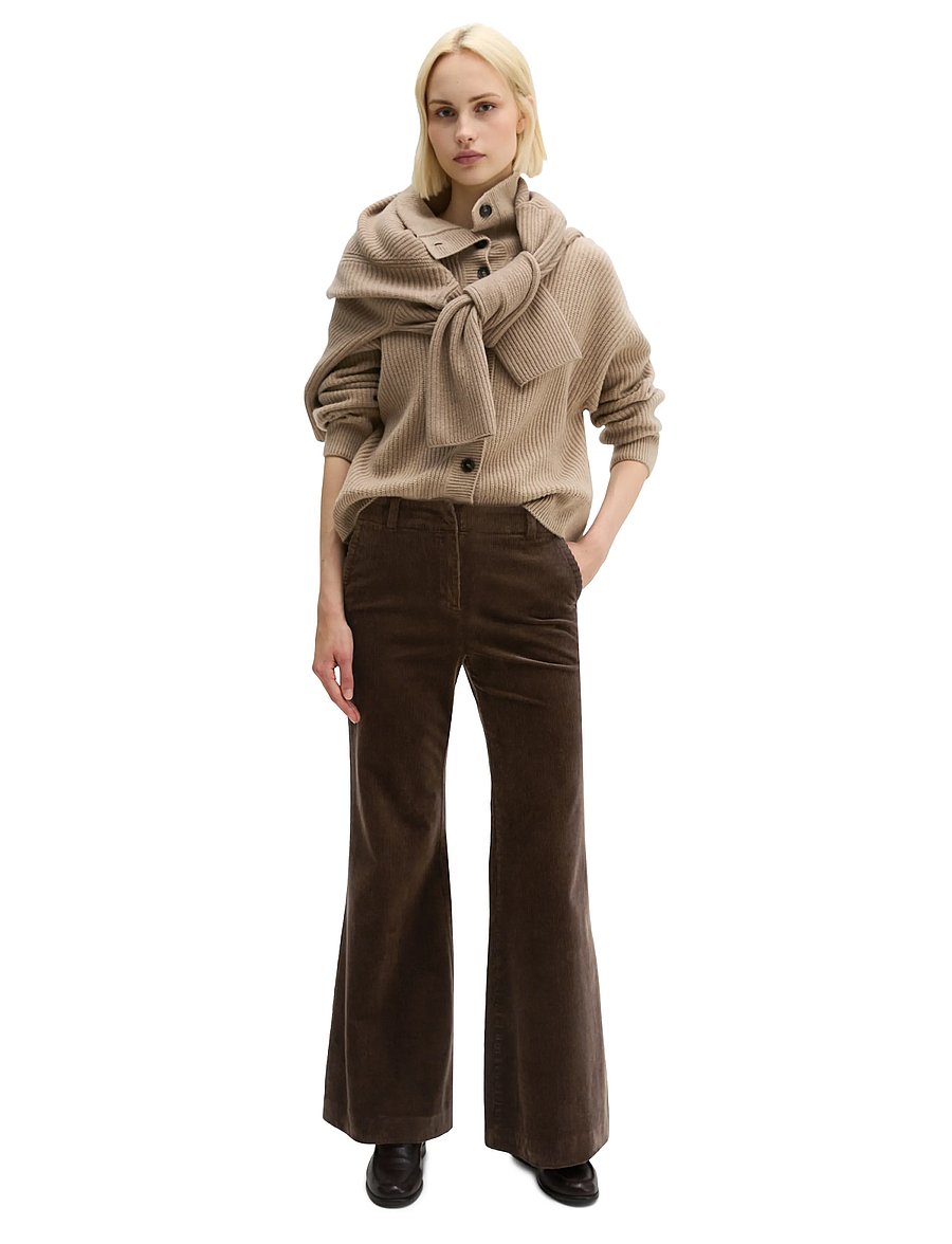 Marc O'Polo - Woven Pants - flares - burnt coffee - 4