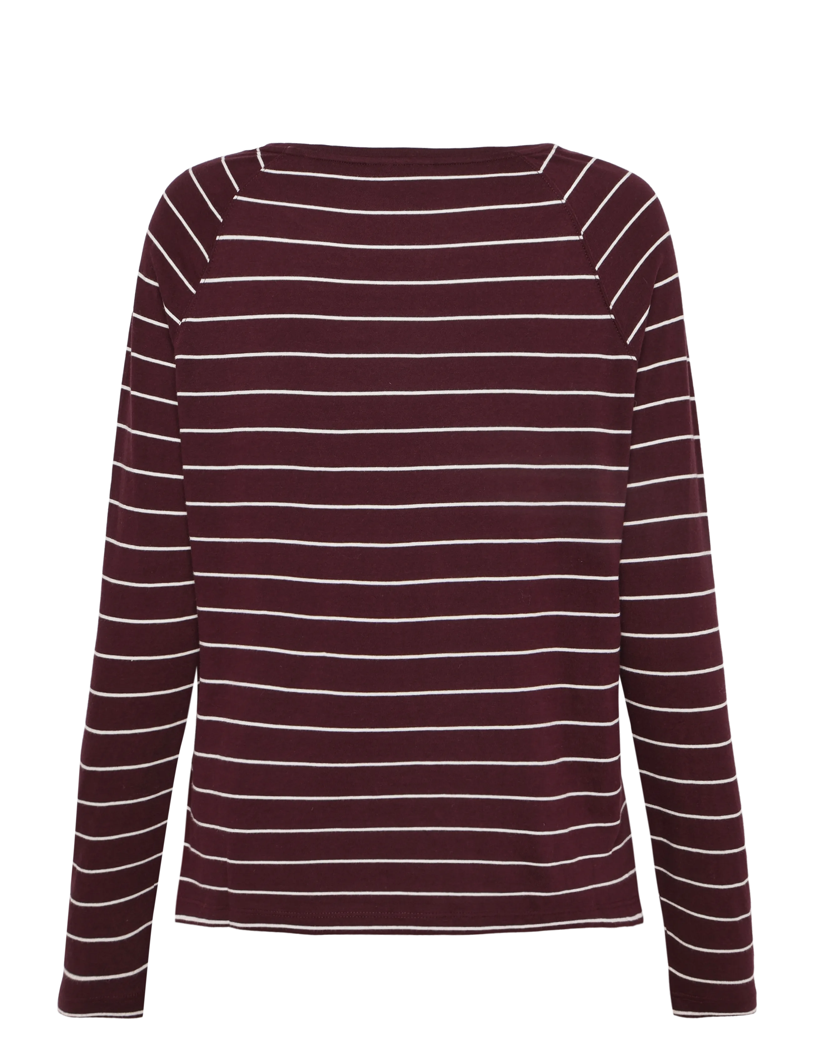 Marc O'Polo - T-Shirt, LSL, Raglan, Loose Knit, YD - langärmlige tops - dark red_multi_02 - 1