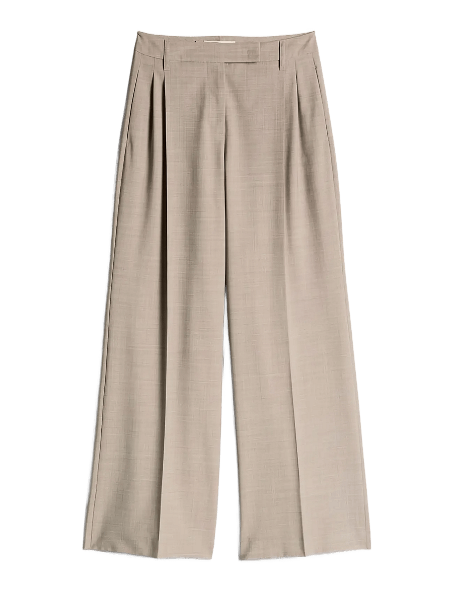 Marc O'Polo - Woven Pants - vida byxor - stone taupe melange - 1