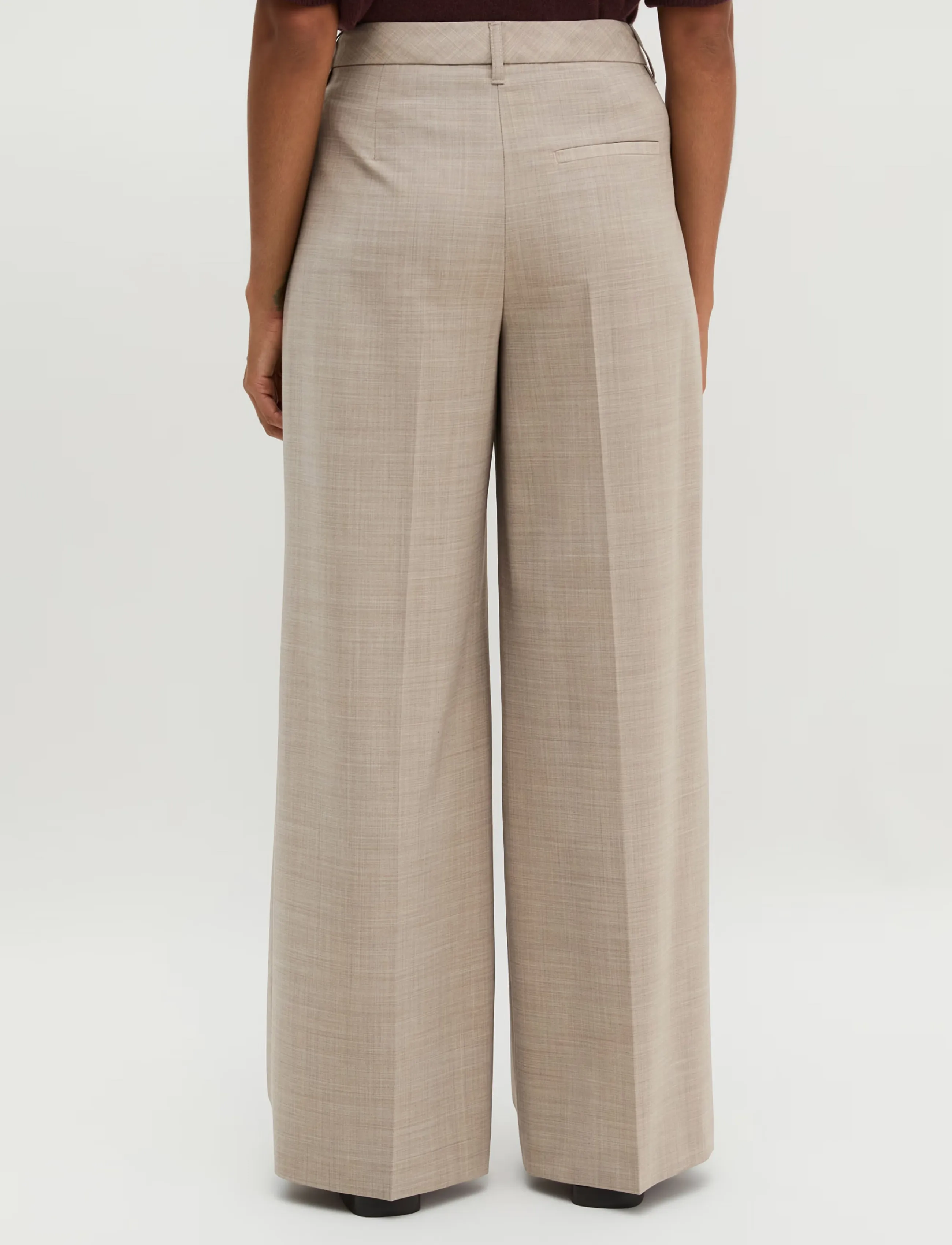 Marc O'Polo - Woven Pants - vida byxor - stone taupe melange - 2