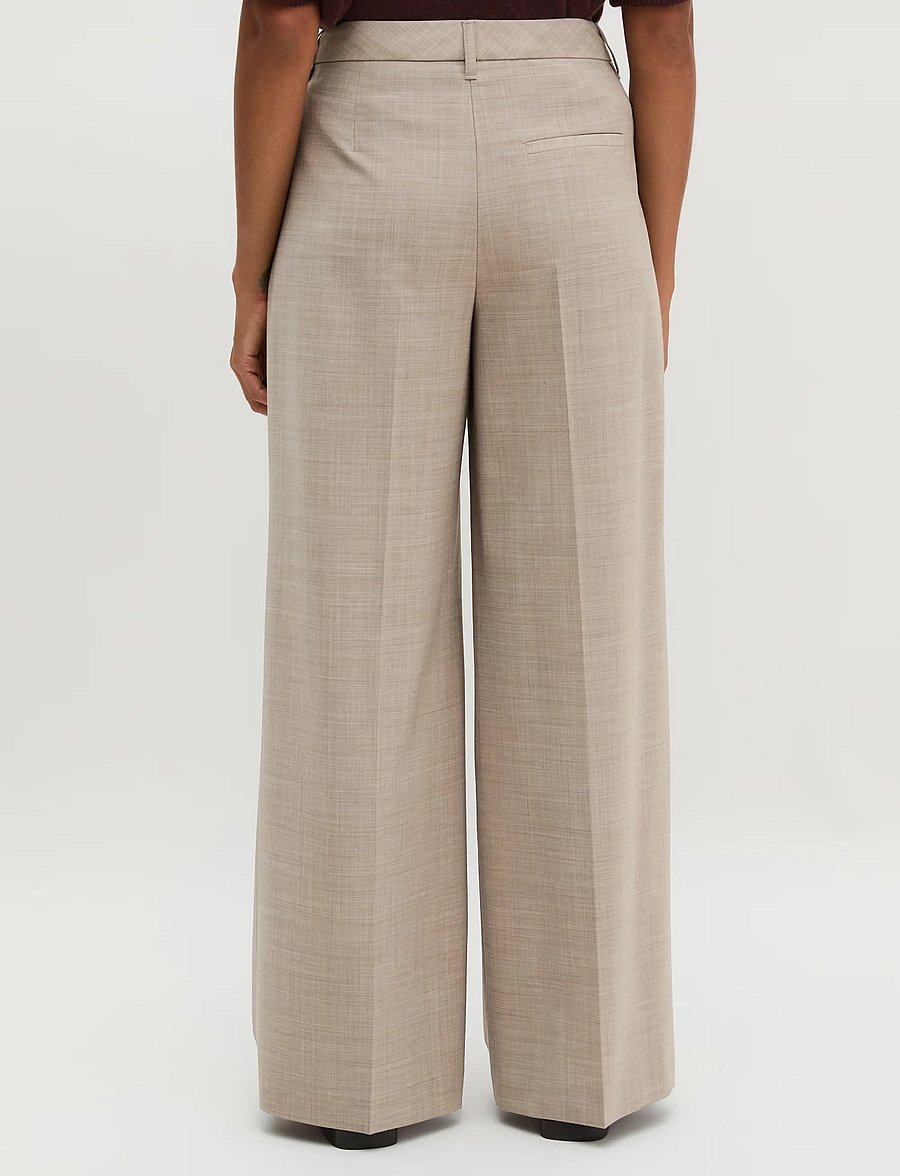 Marc O'Polo - Woven Pants - vida byxor - stone taupe melange - 2