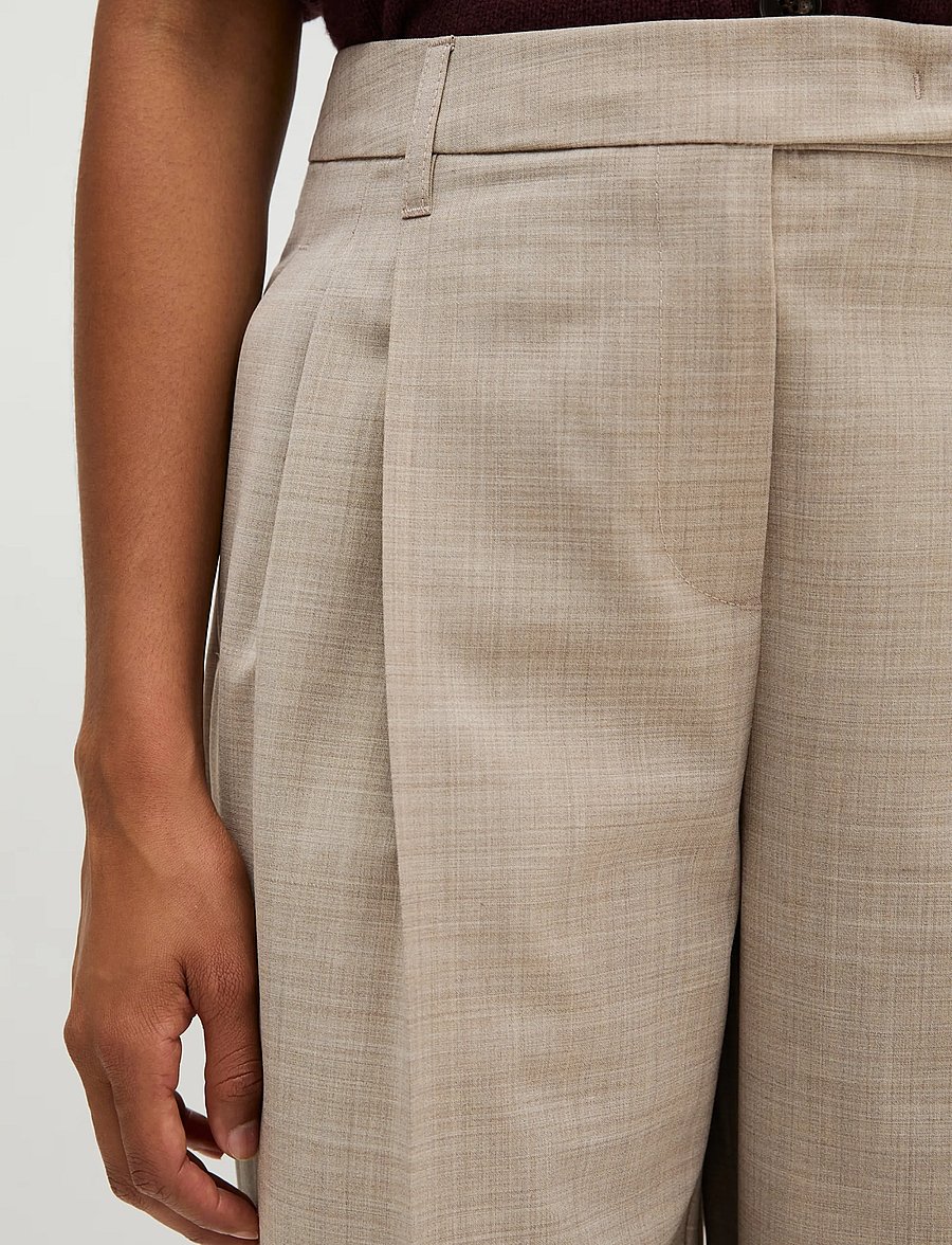 Marc O'Polo - Woven Pants - vida byxor - stone taupe melange - 3
