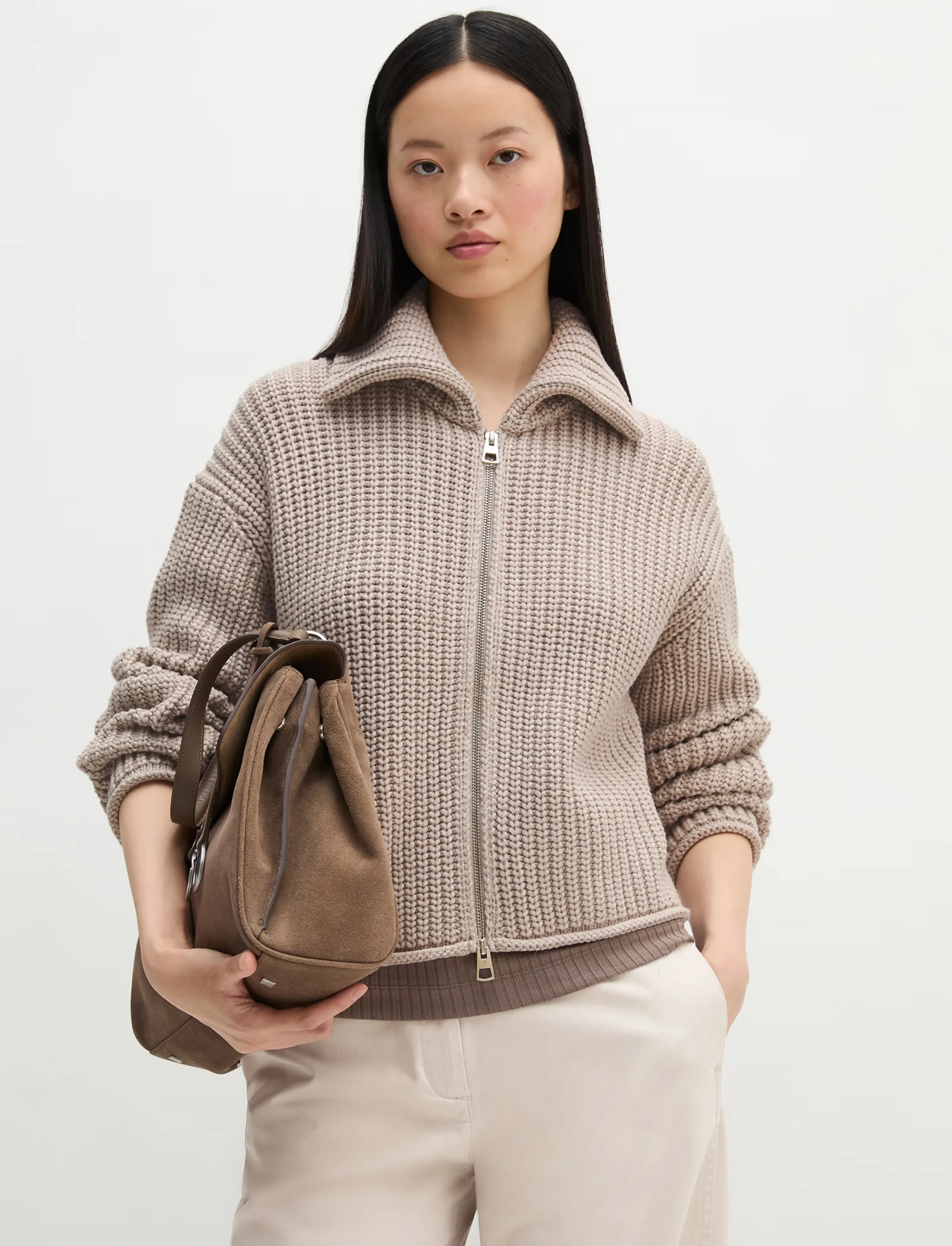 Cardigans, Lsl, Collar, Zipper