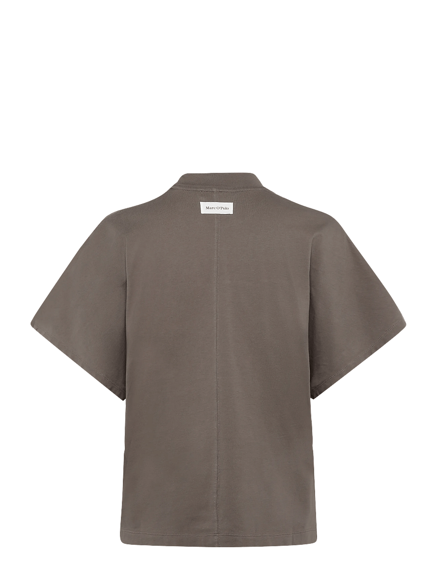 Marc O'Polo - T-Shirts Shortsleeve Mockneck - t-shirts - stone taupe - 2