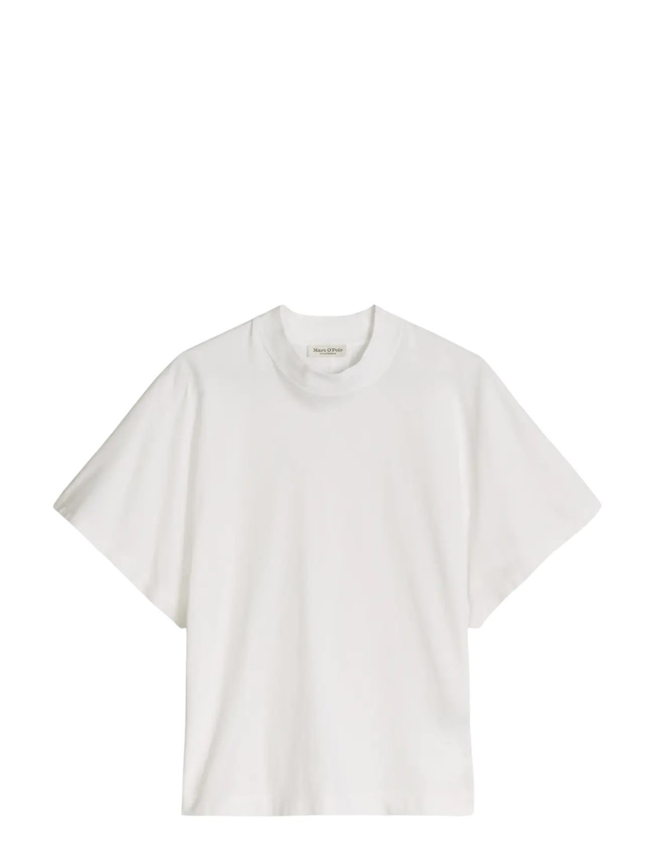Marc O'Polo T-Shirts Shortsleeve Mockneck - T-Shirts & Tops - WHITE / white
