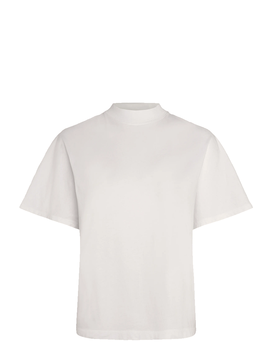 Marc O'Polo - T-Shirts Shortsleeve Mockneck - t-shirts - white - 1