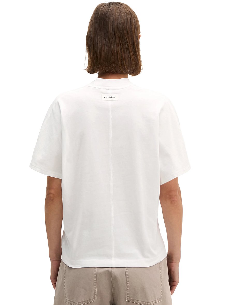 Marc O'Polo - T-Shirts Shortsleeve Mockneck - t-shirts - white - 2