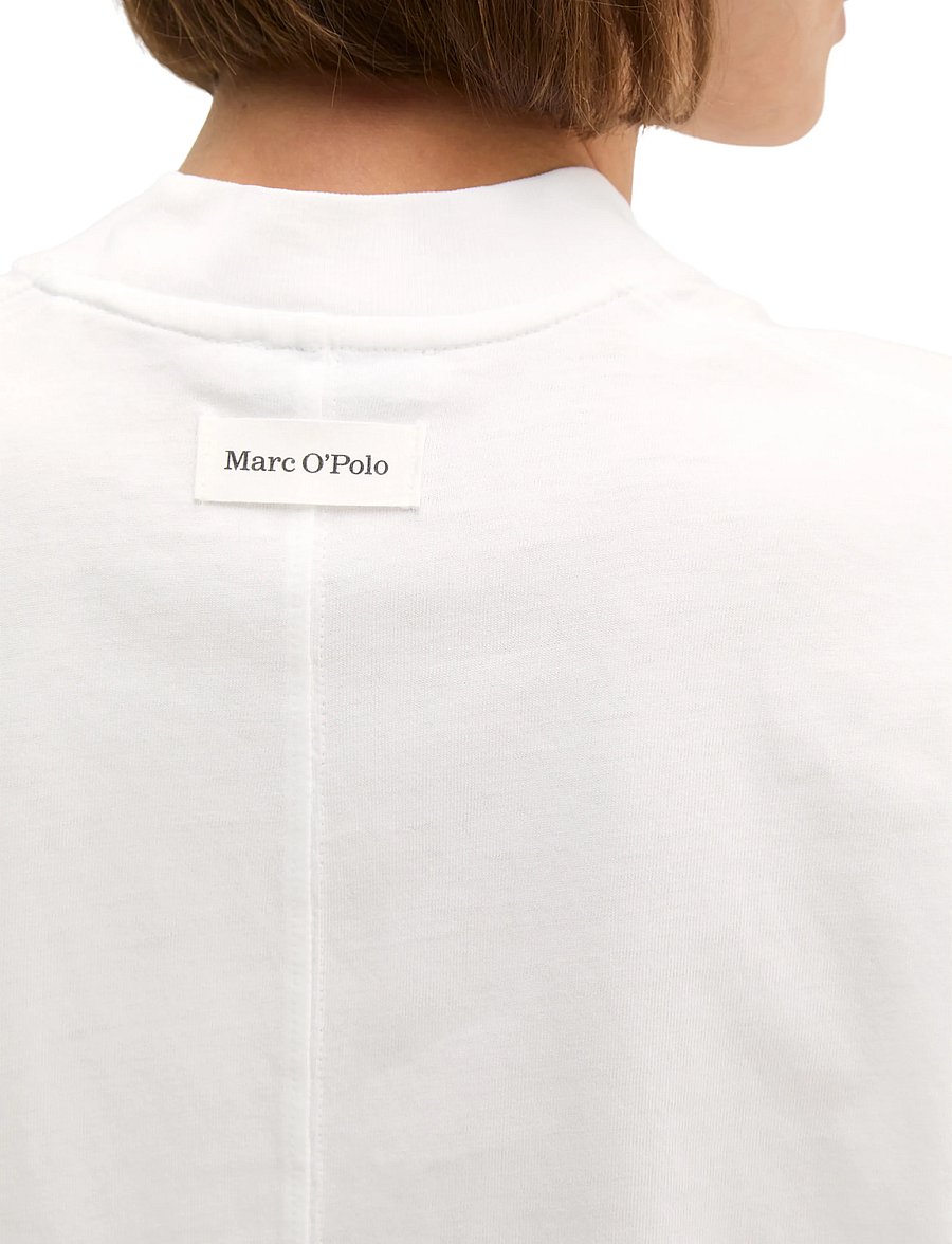 Marc O'Polo - T-Shirts Shortsleeve Mockneck - t-shirts - white - 3