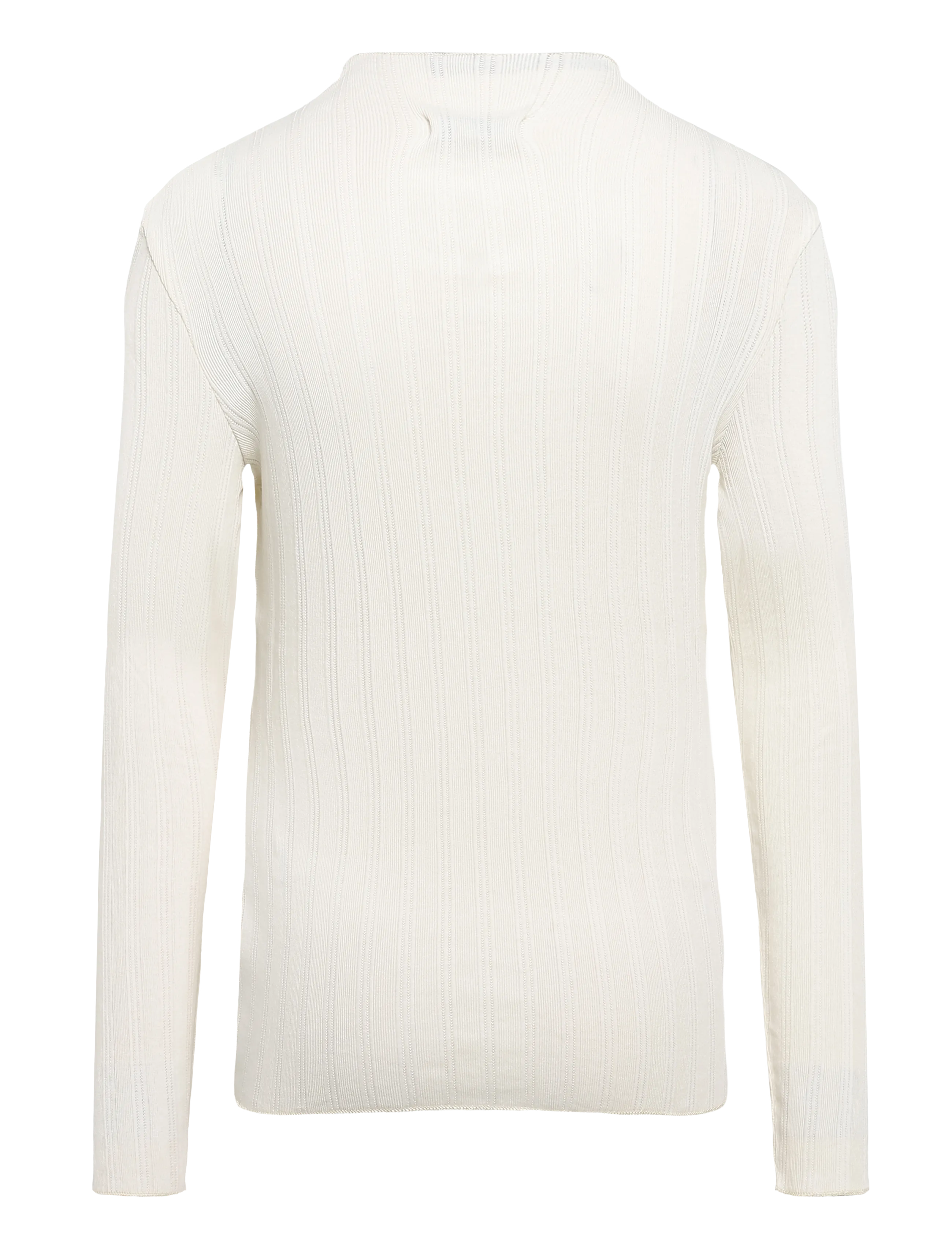 Marc O'Polo - T-Shirt, LSL, Turtleneck, Ruffles - langärmlige tops - white blush - 2