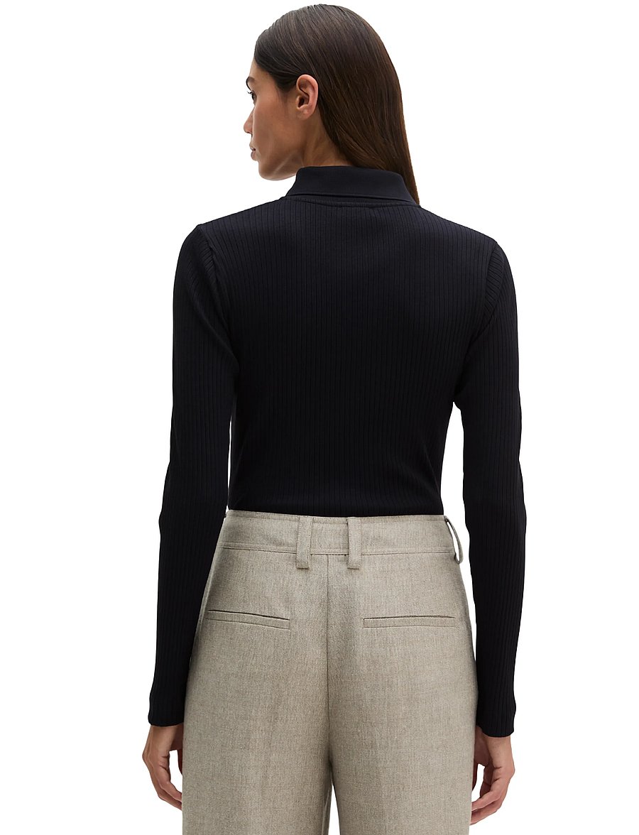 Marc O'Polo - Jersey Poloshirts Longsleeve - poloshirts - martime blue - 2