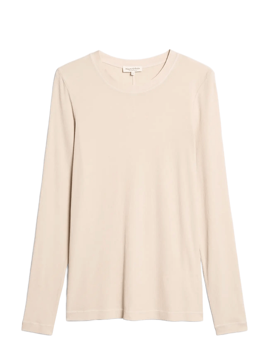 Marc O'Polo - Jersey T-Shirts Longsleeve - langärmlige tops - natural - 1