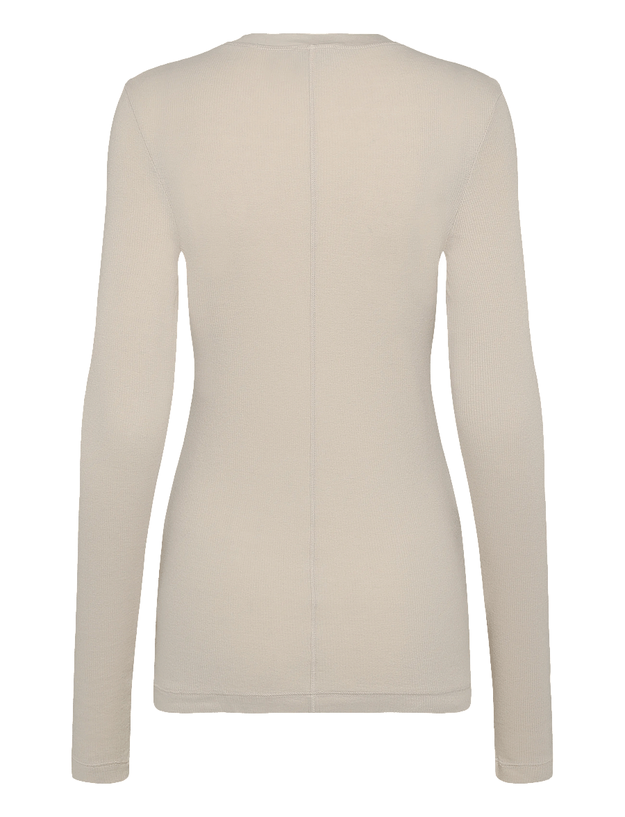 Marc O'Polo - Jersey T-Shirts Longsleeve - långärmade toppar - natural - 2
