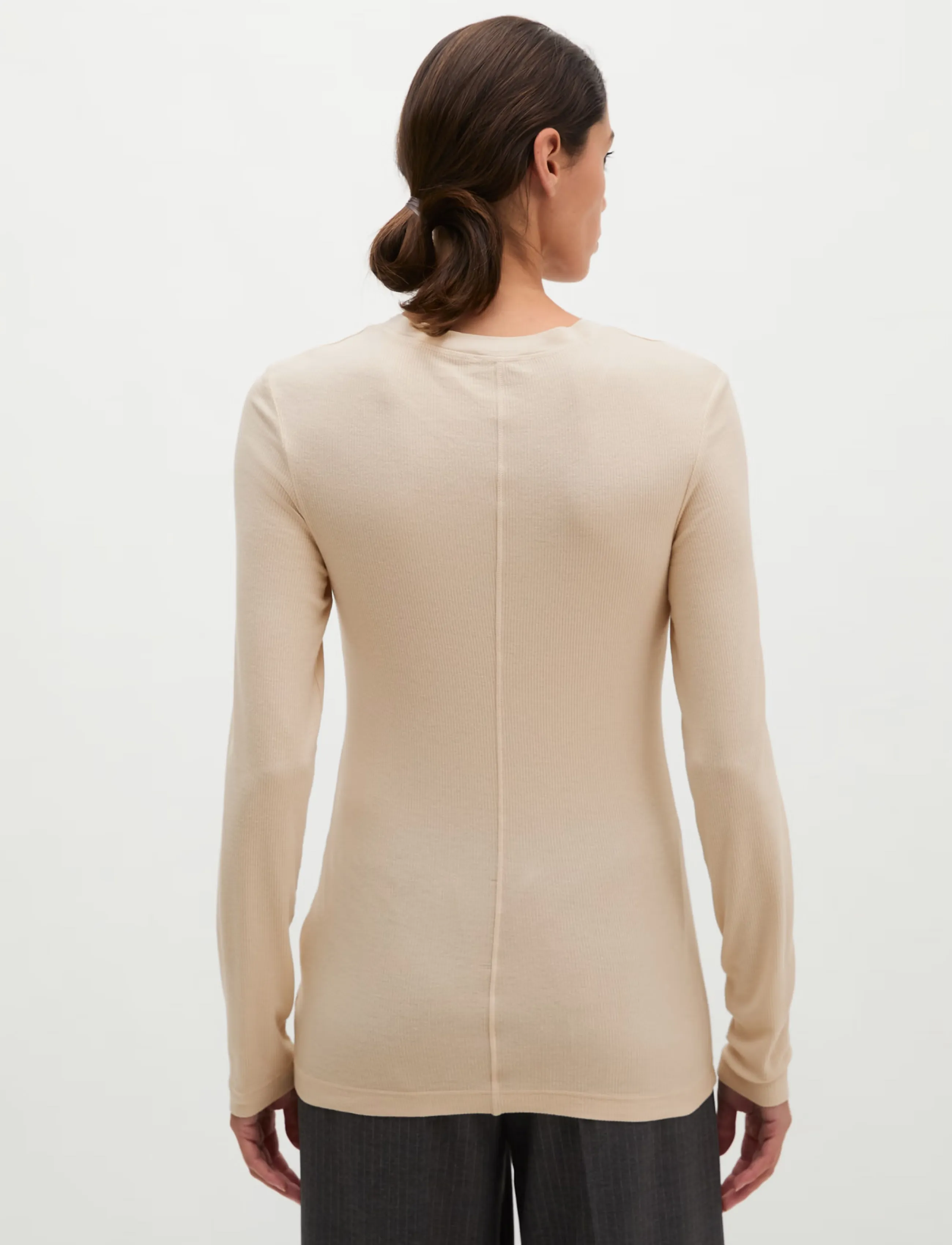 Marc O'Polo - Jersey T-Shirts Longsleeve - langärmlige tops - natural - 2