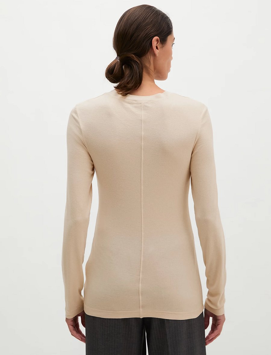Marc O'Polo - Jersey T-Shirts Longsleeve - langärmlige tops - natural - 2