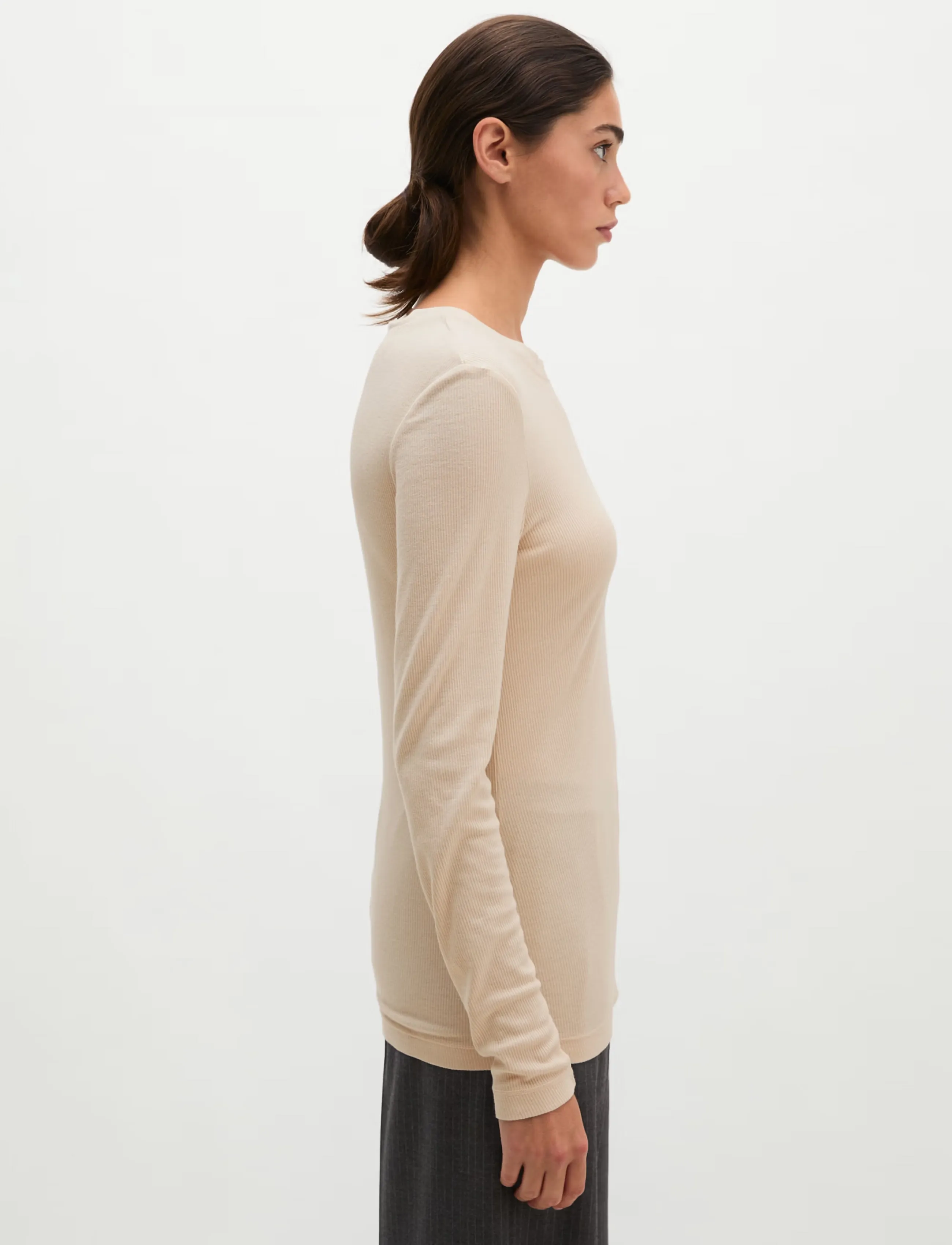 Marc O'Polo - Jersey T-Shirts Longsleeve - langärmlige tops - natural - 4
