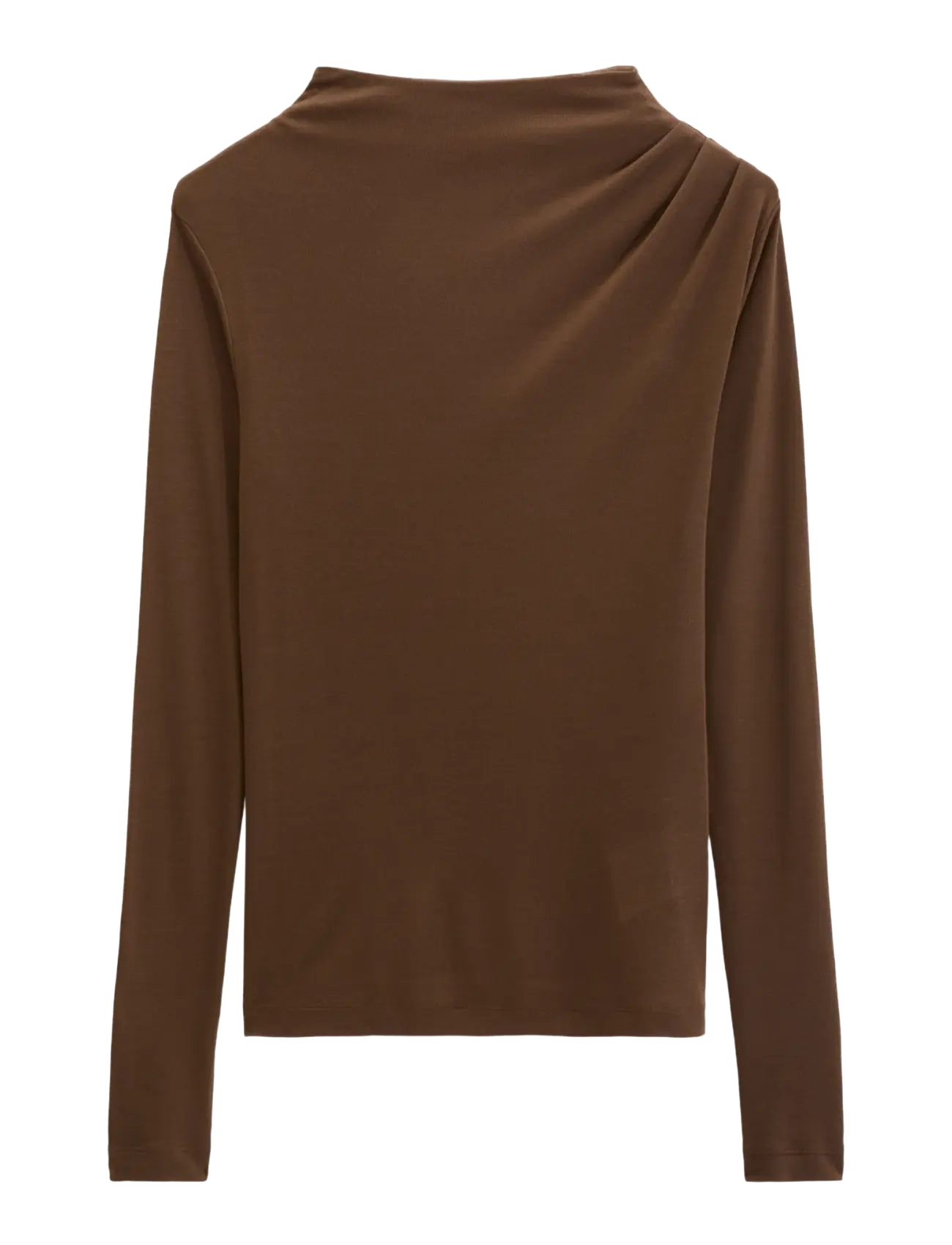 Marc O'Polo T-Shirt, Longsleeve - Långärmade toppar - DARK WALNUT / brown