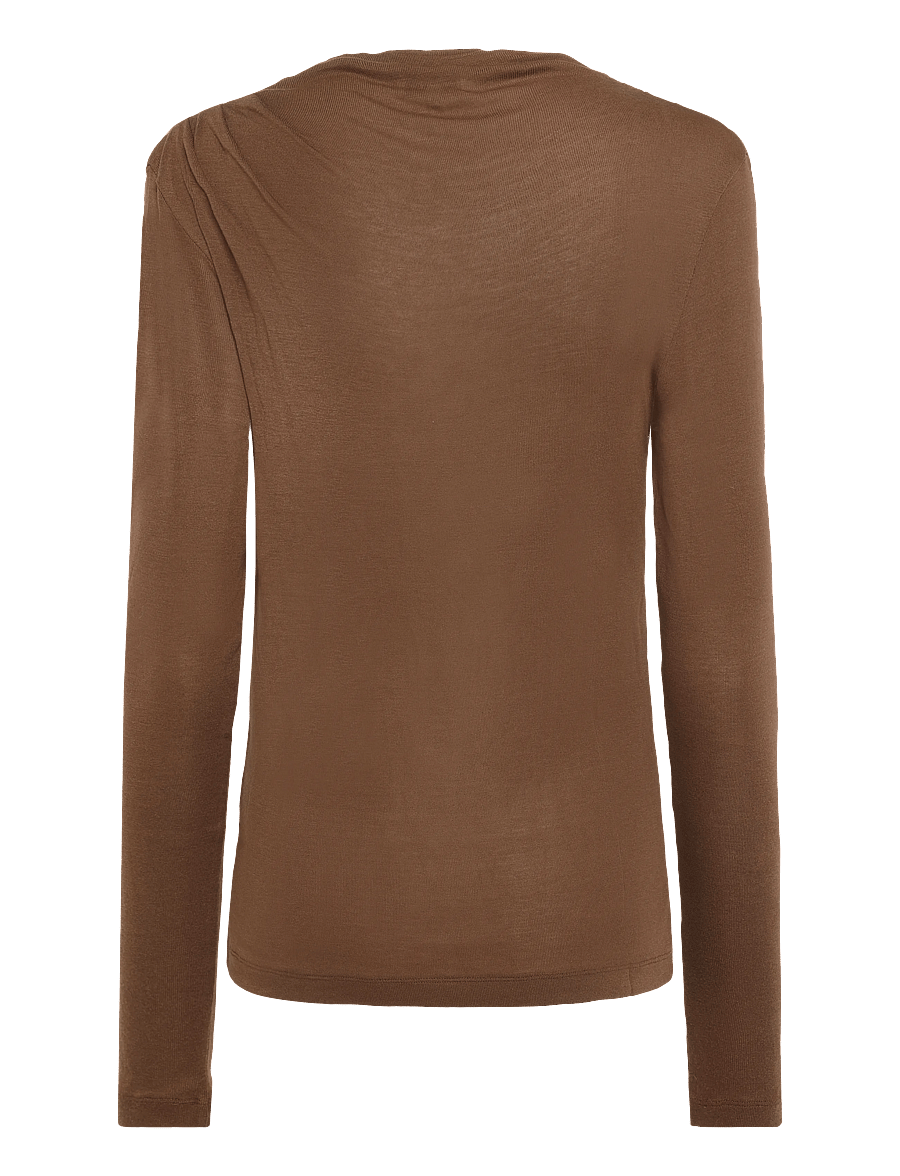 Marc O'Polo - T-Shirt, Longsleeve - pikkade varrukatega topid - dark walnut - 1