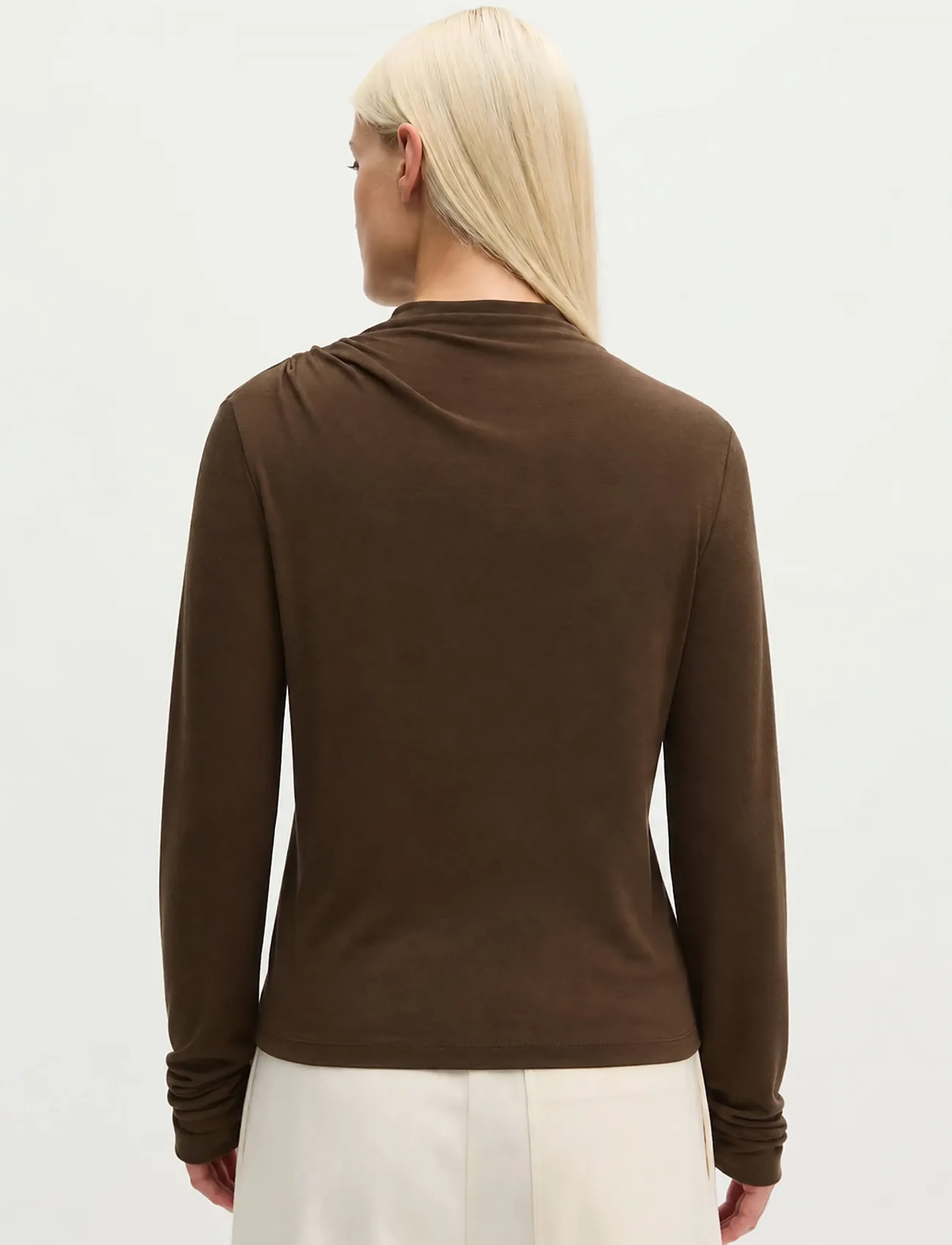 Marc O'Polo - T-Shirt, Longsleeve - autumn clothing - dark walnut - 3
