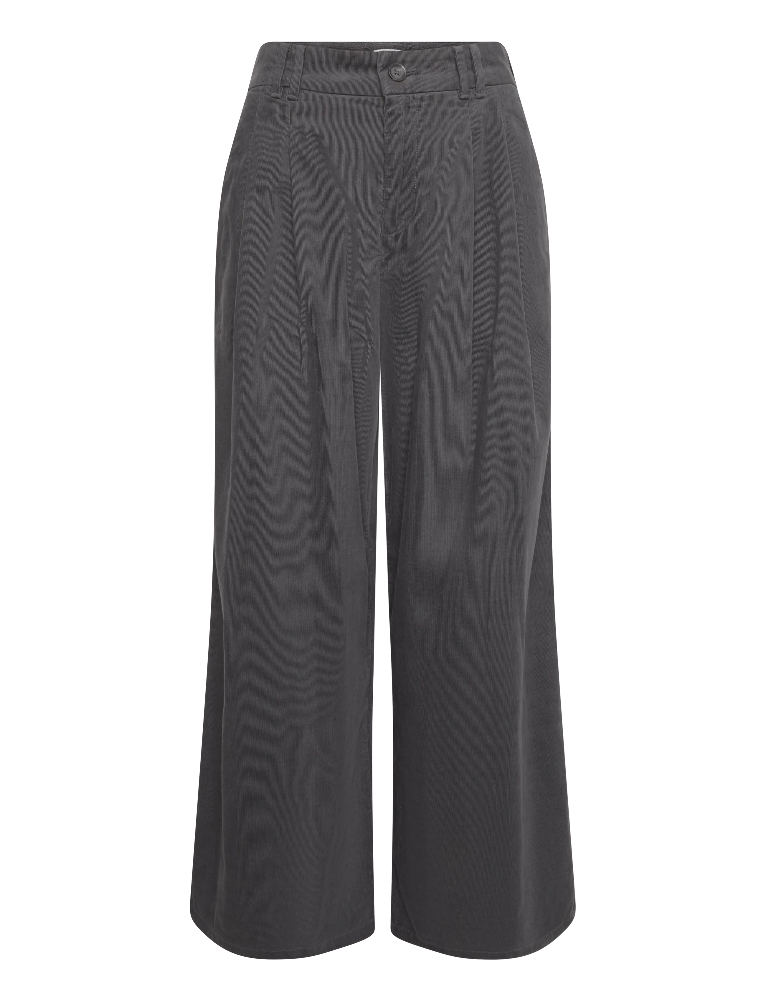 Marc O'Polo - Woven Pants - wide leg trousers - light graphite - 1