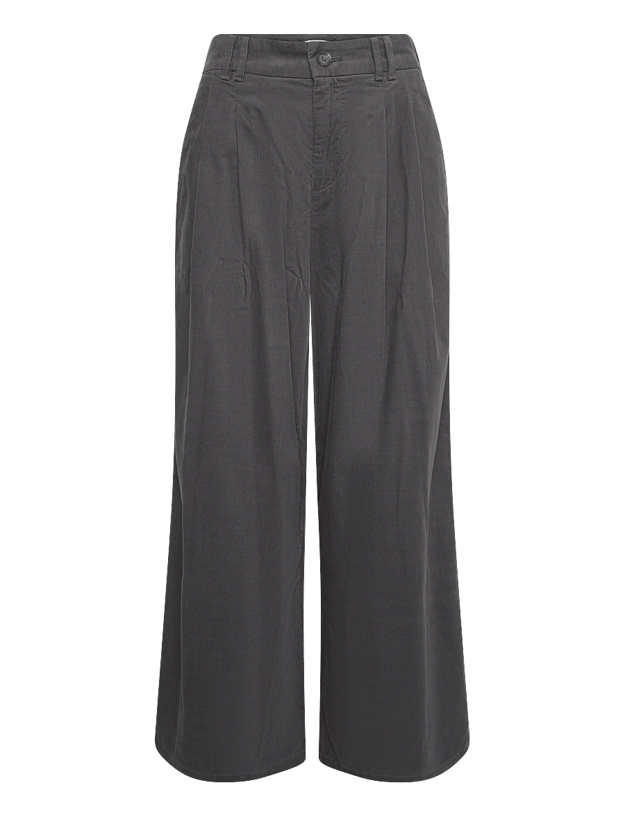 Marc O'Polo - Woven Pants - wide leg trousers - light graphite - 1