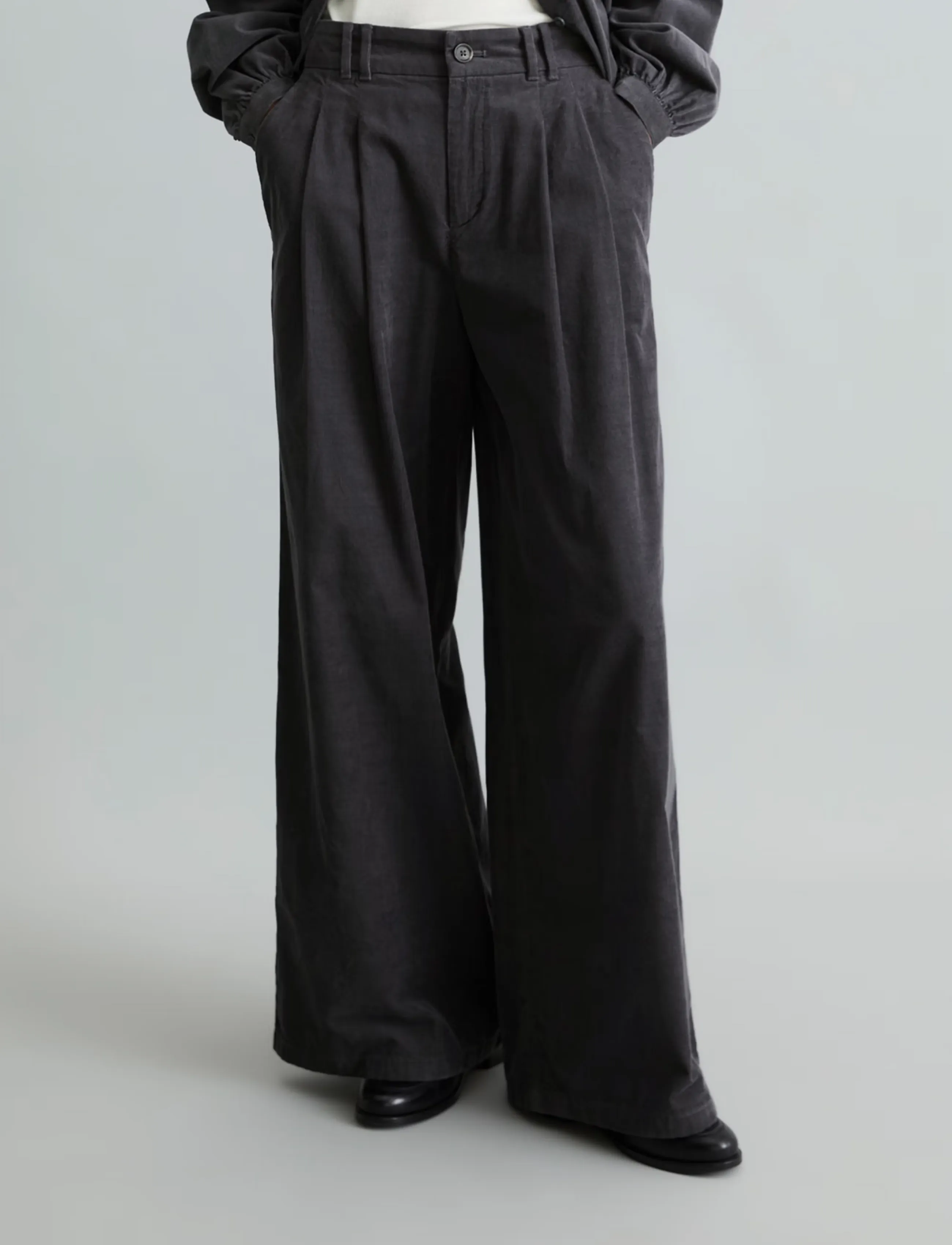 Marc O'Polo Woven Pants - Marc O'Polo - LIGHT GRAPHITE / grey