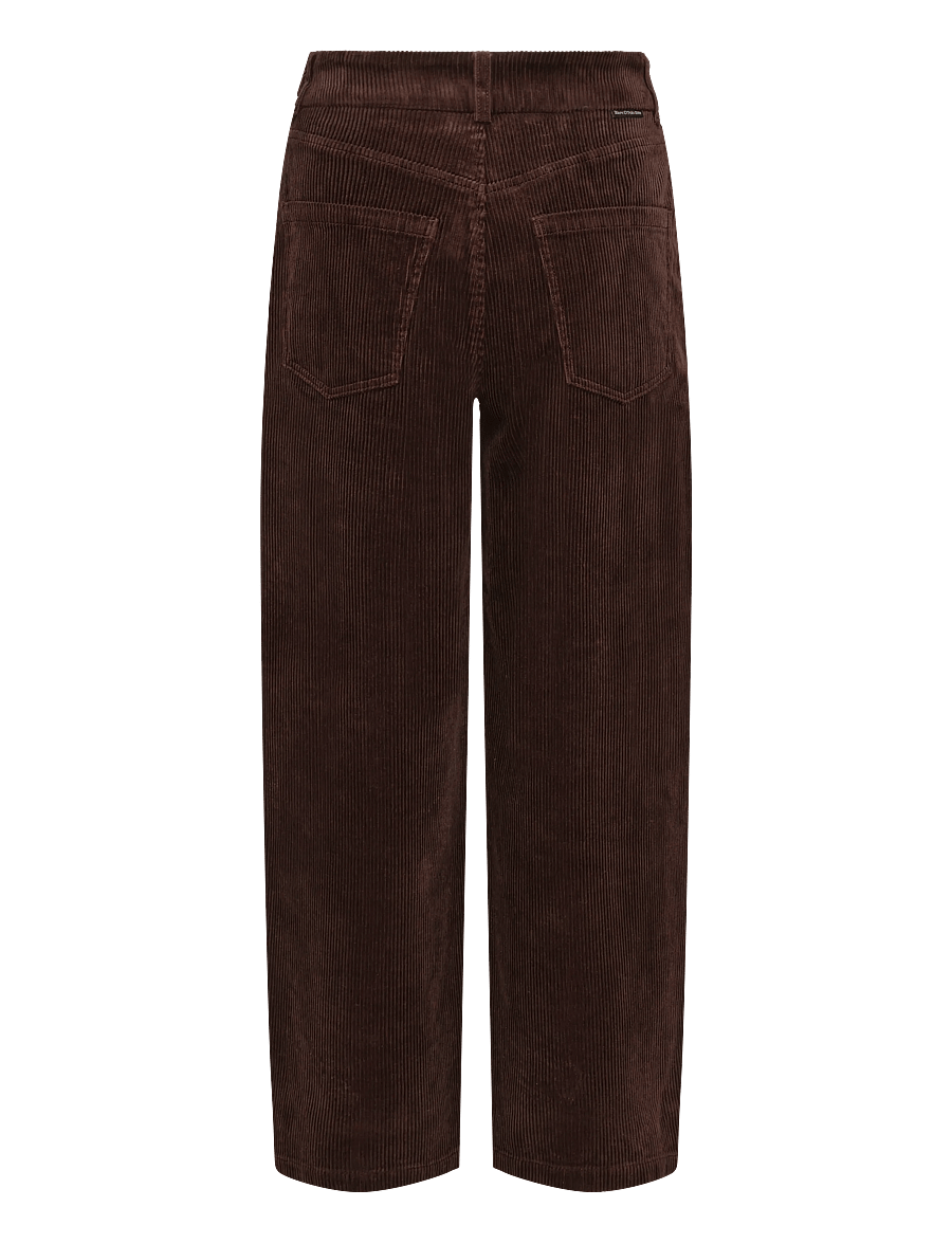Marc O'Polo - Woven 5-Pockets - barrel-bukser - espresso brown - 2