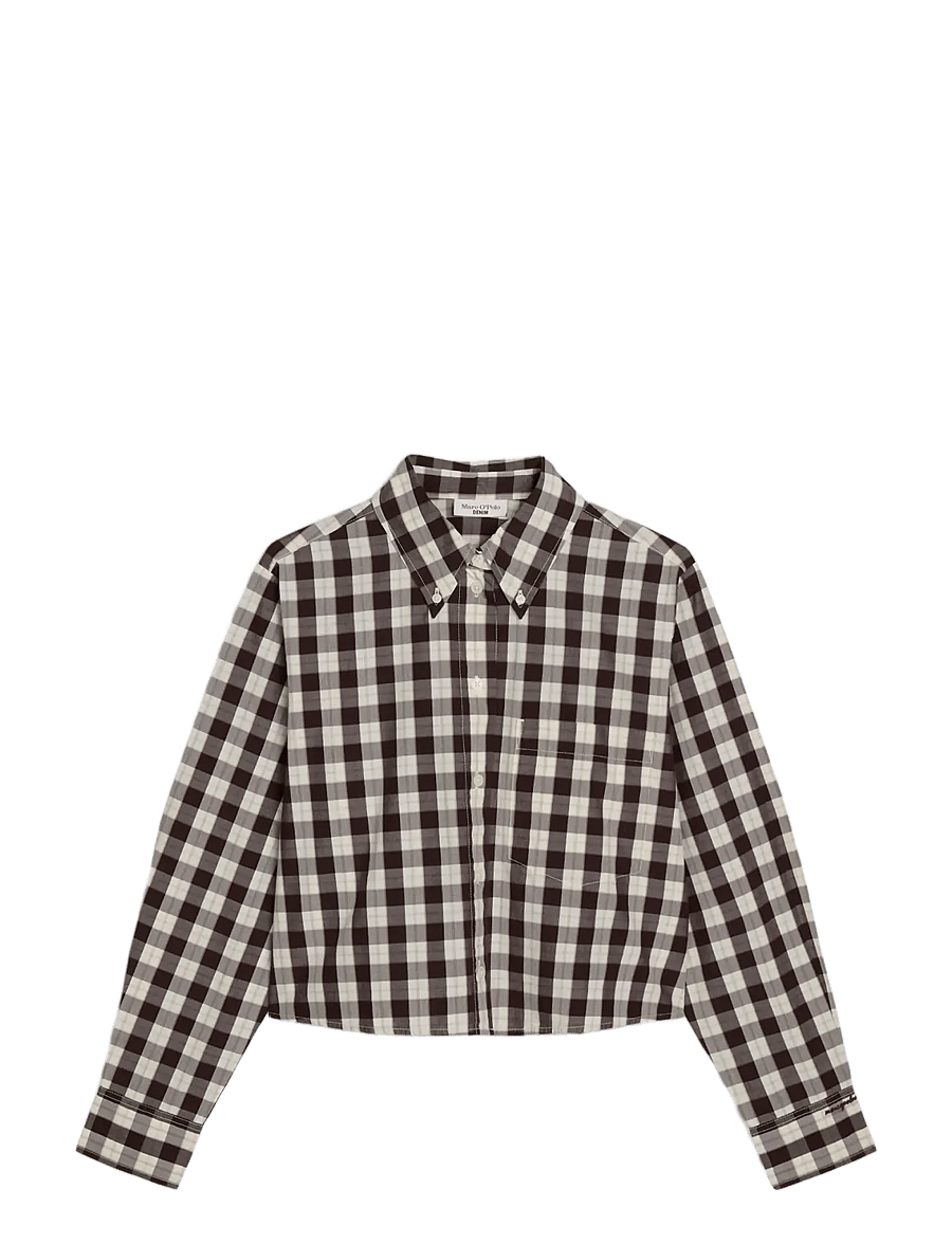 Marc O'Polo - Woven Blouses Longsleeve - langärmlige hemden - offwhite_multi_03 - 0