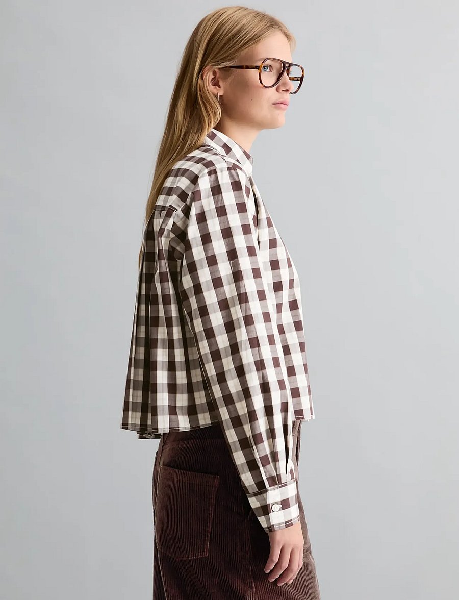 Marc O'Polo - Woven Blouses Longsleeve - pikkade varrukatega särgid - offwhite_multi_03 - 5