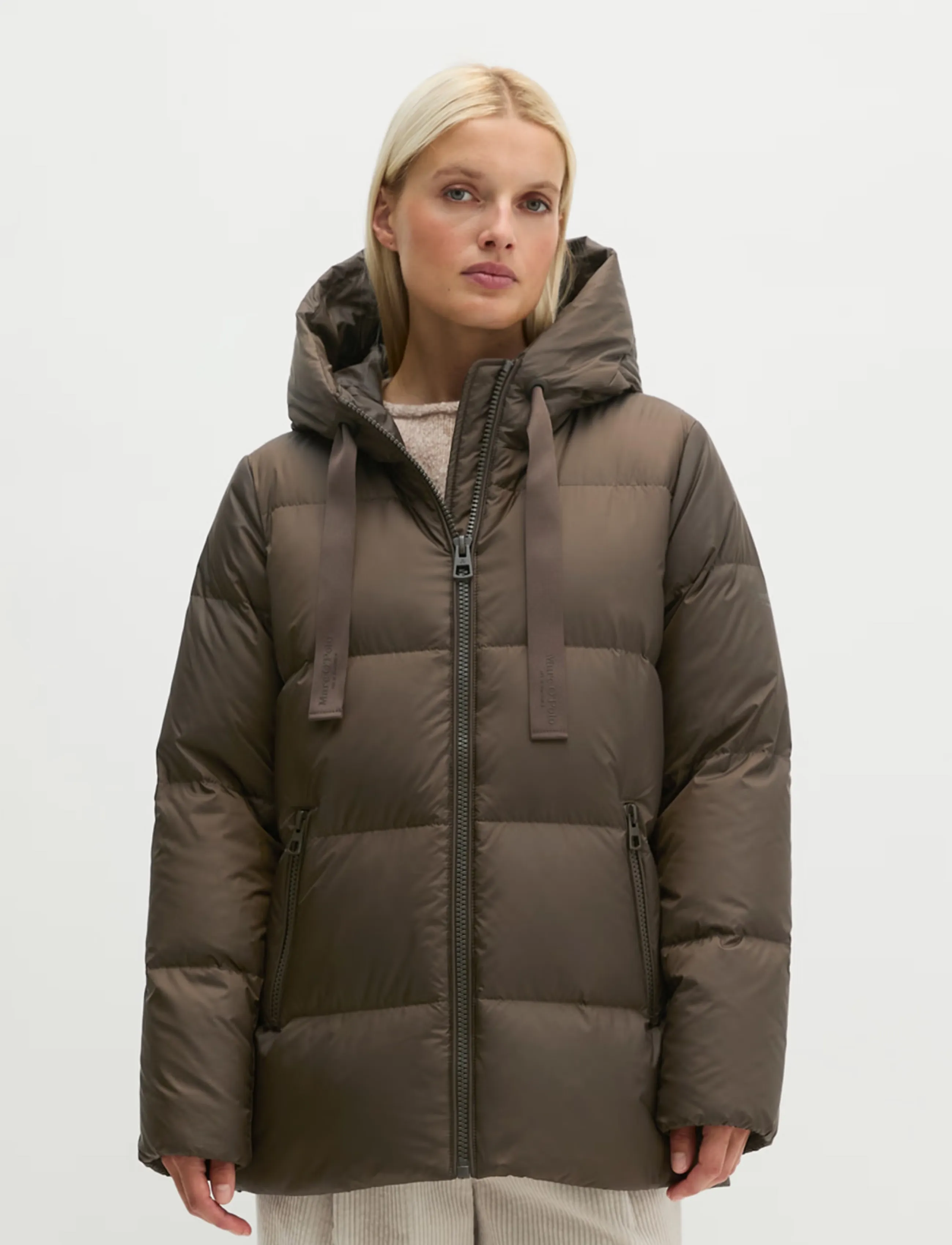 Marc O'Polo Woven Outdoor Jackets - Marc O'Polo - BURNT COFFEE / brown