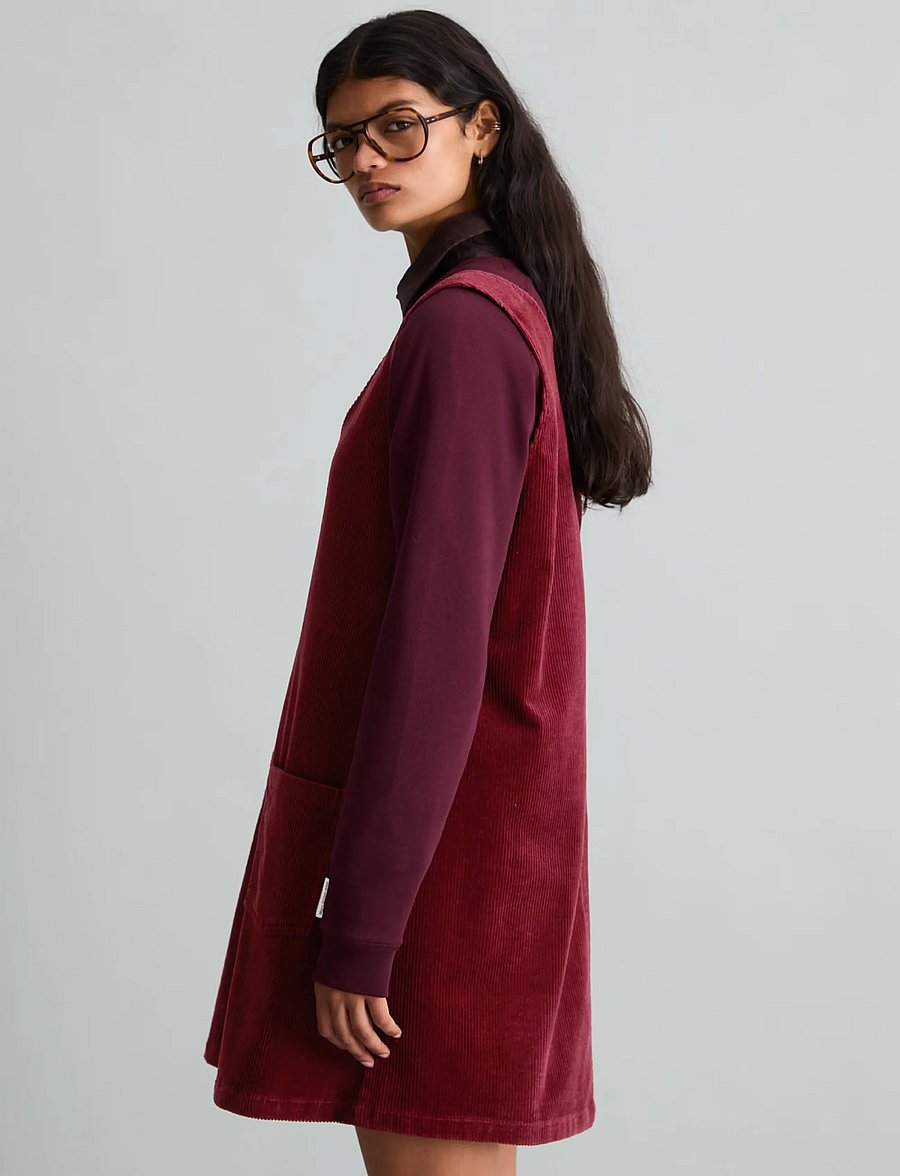 Marc O'Polo - Woven Dresses - short dresses - deep burgundy - 4
