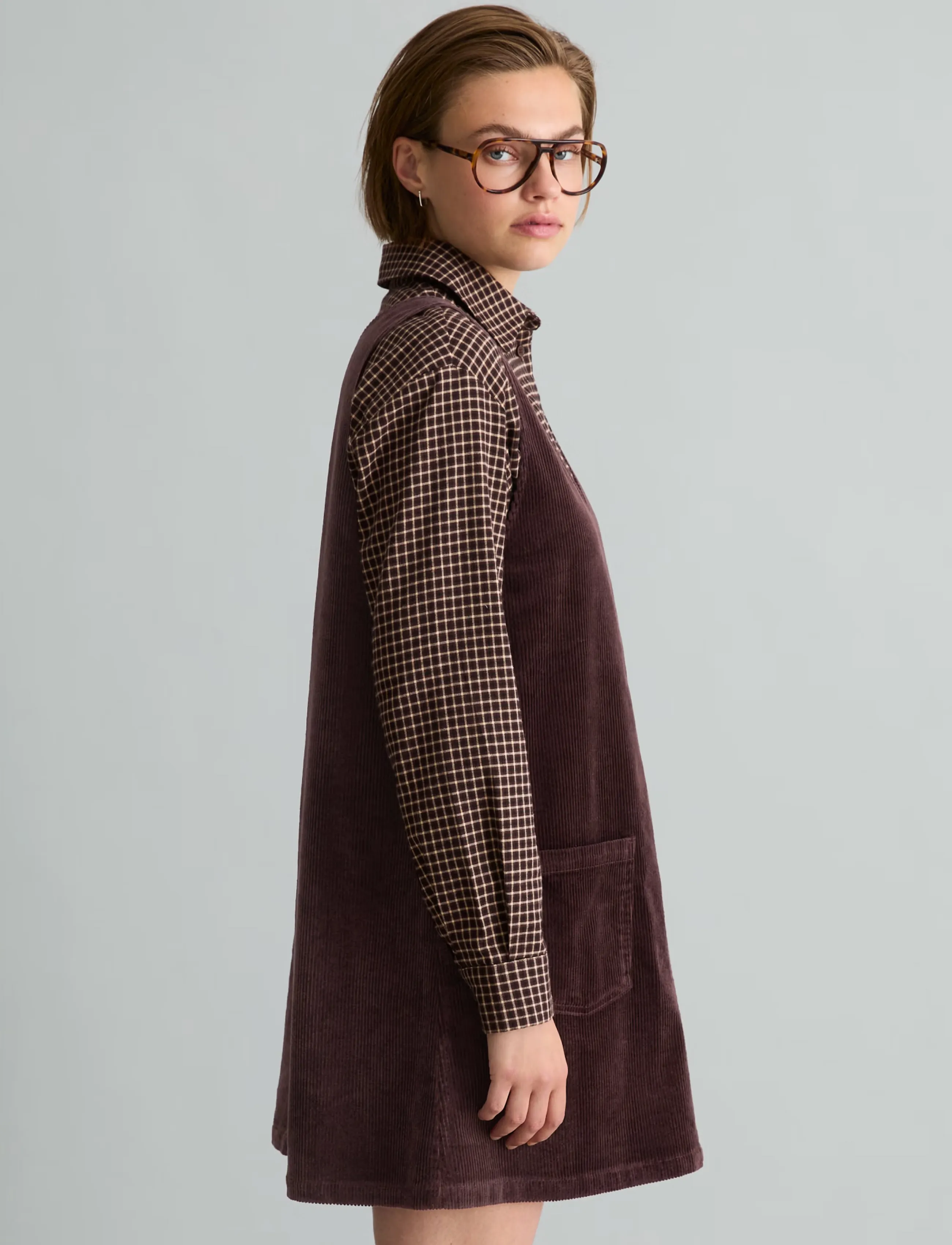 Marc O'Polo - Woven Dresses - short dresses - espresso brown - 4