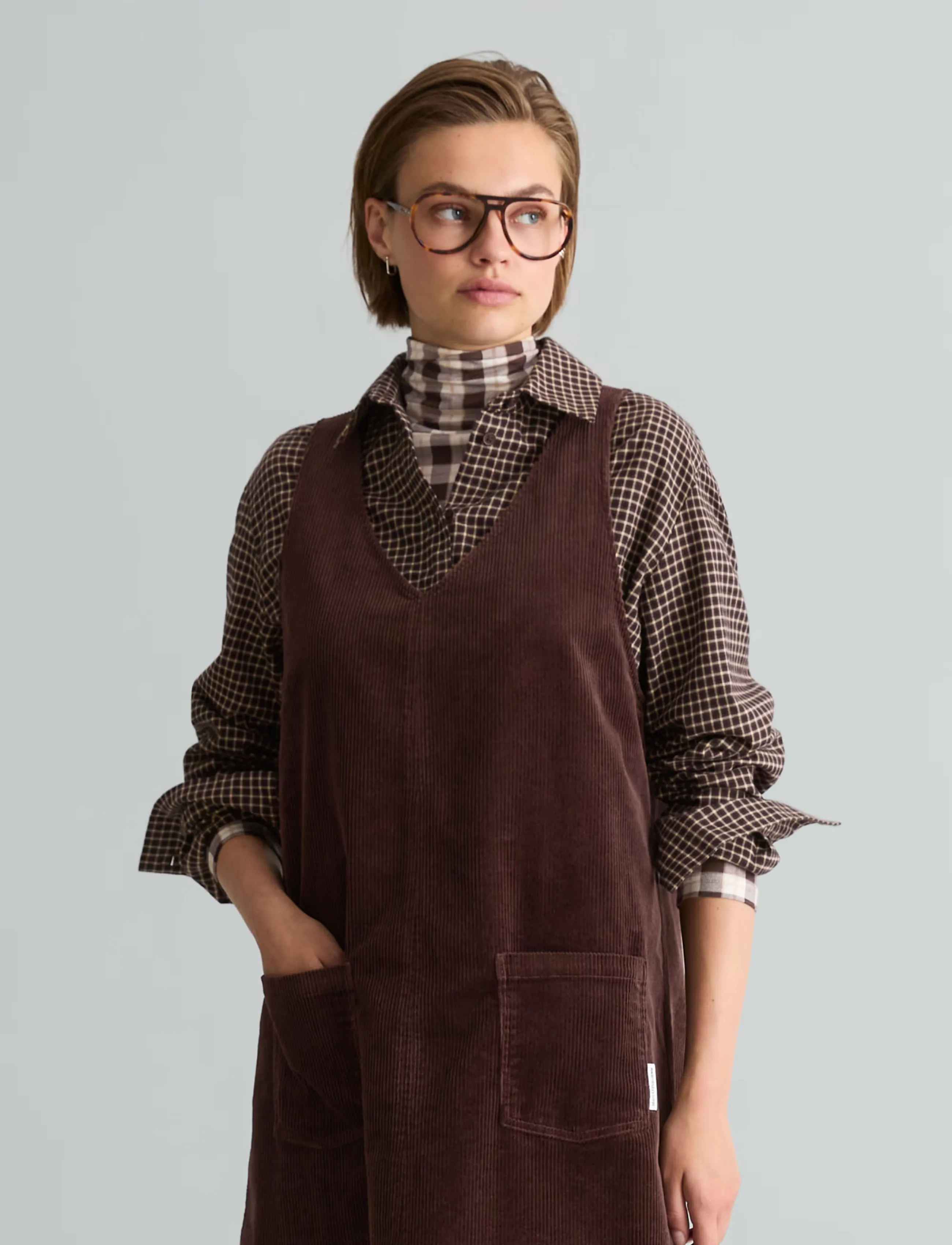 Marc O'Polo - Woven Dresses - short dresses - espresso brown - 5